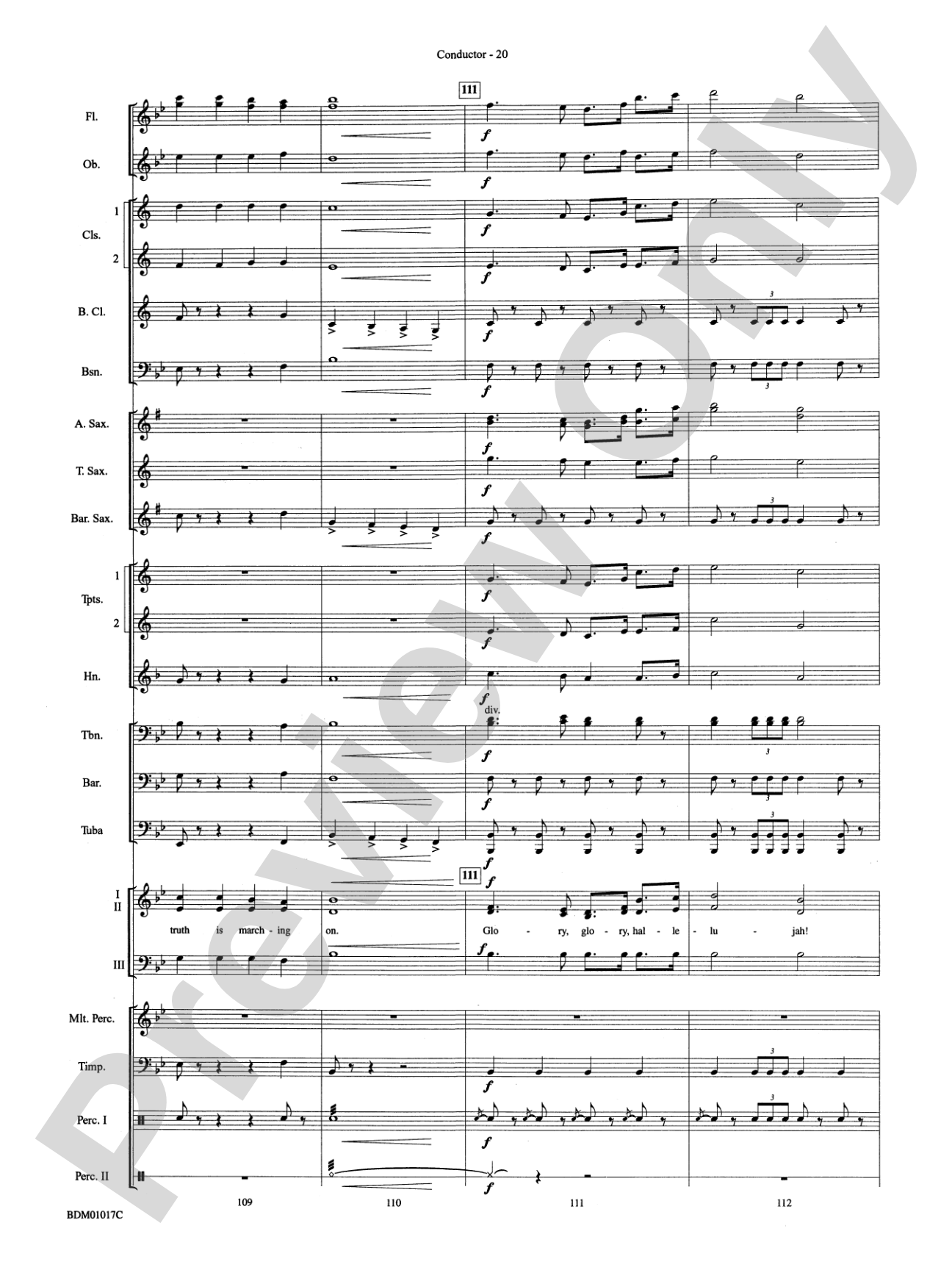 An American Celebration (for Band and Choir): Concert Band Conductor Score & Parts