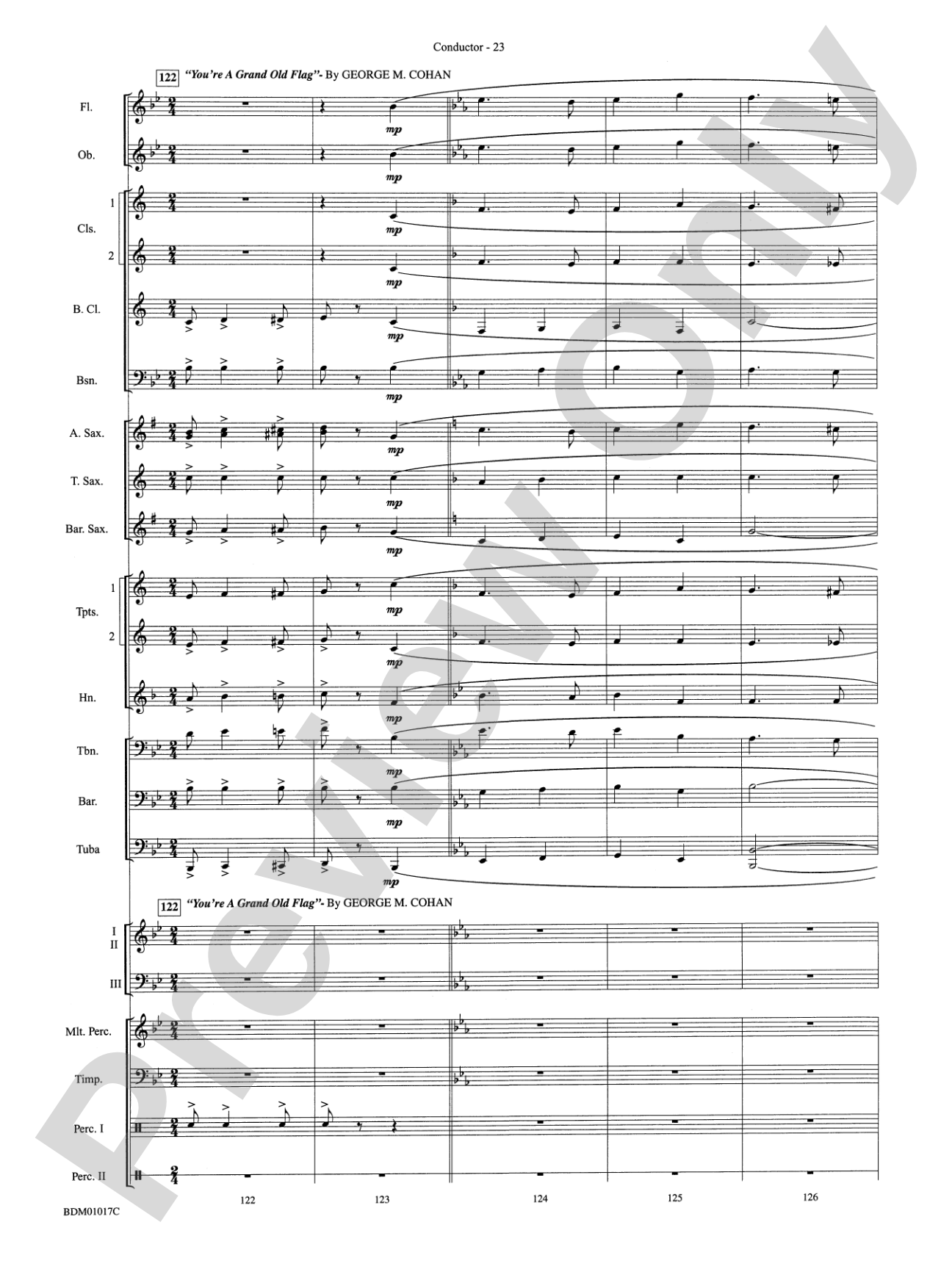 An American Celebration (for Band and Choir): Concert Band Conductor Score & Parts