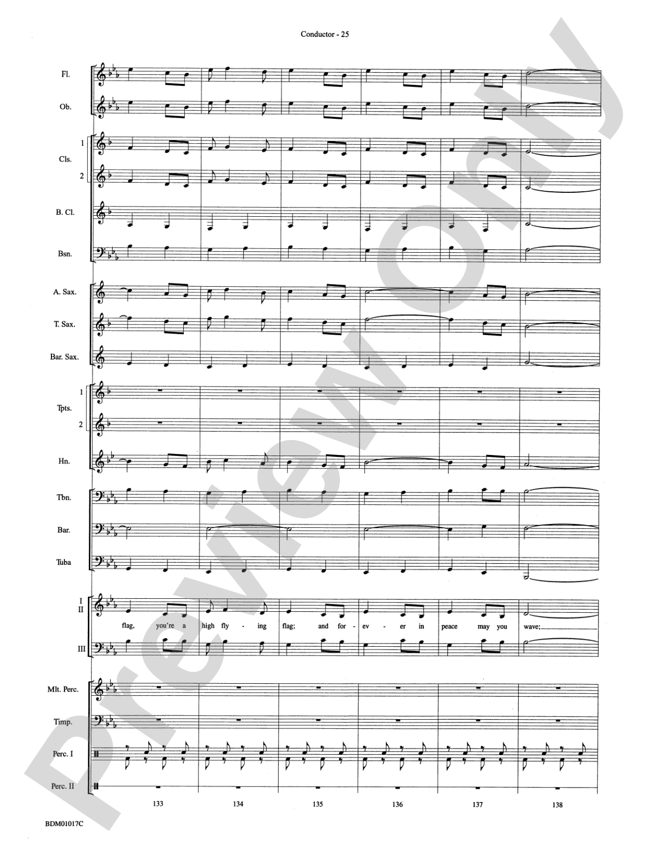 An American Celebration (for Band and Choir): Concert Band Conductor Score & Parts