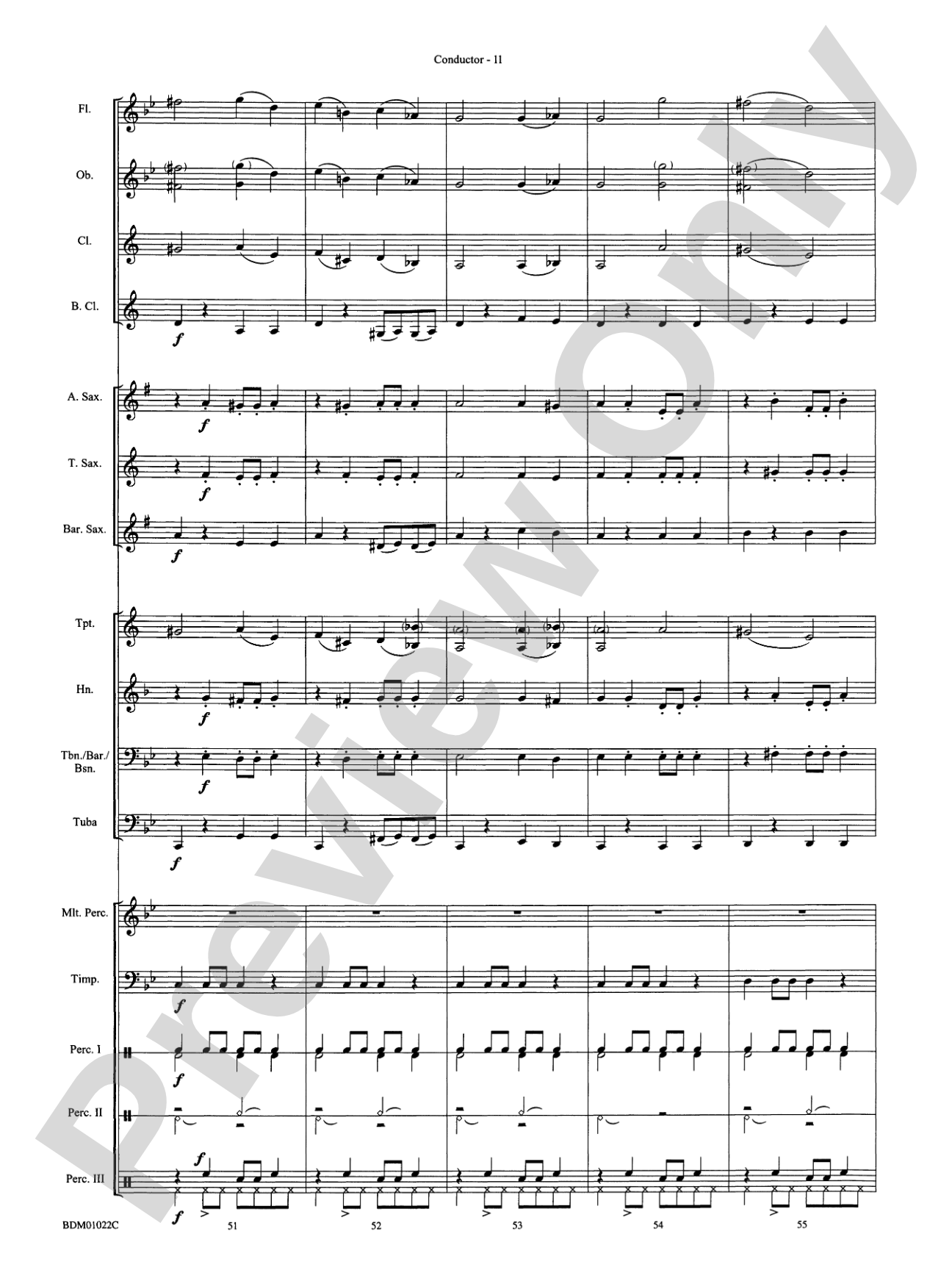 Dark Adventure: Concert Band Conductor Score & Parts
