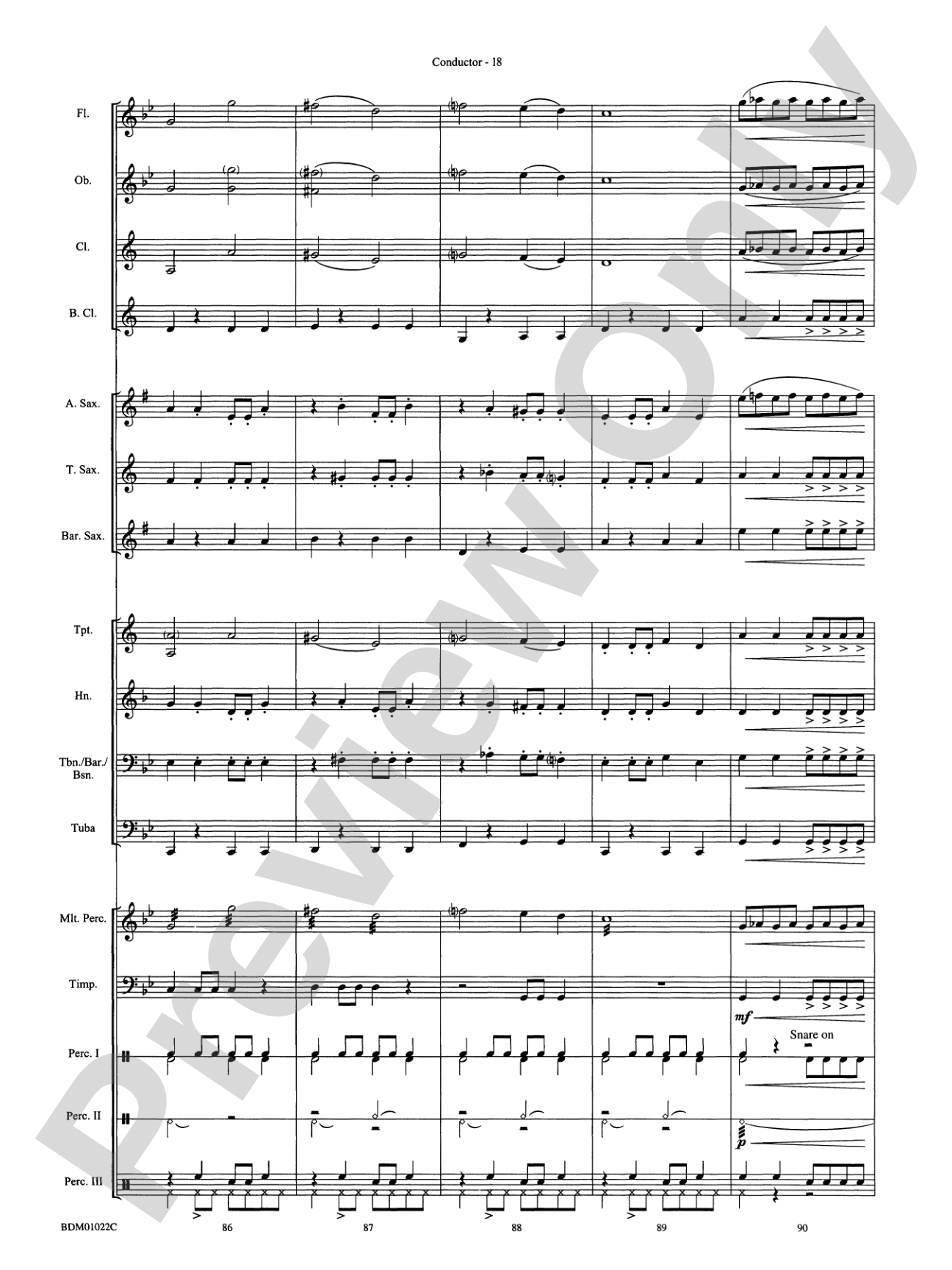 Dark Adventure: Concert Band Conductor Score & Parts