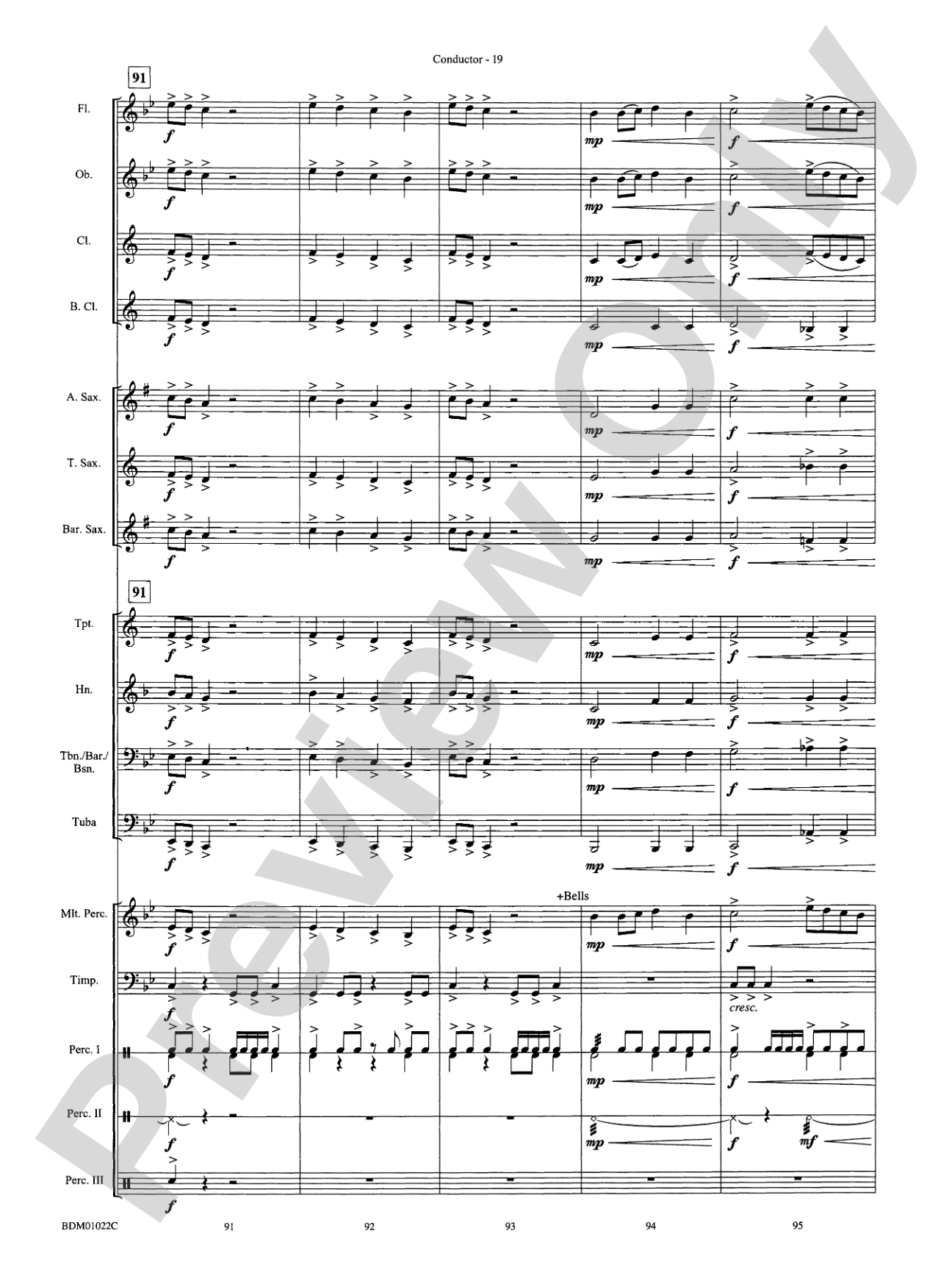 Dark Adventure: Concert Band Conductor Score & Parts