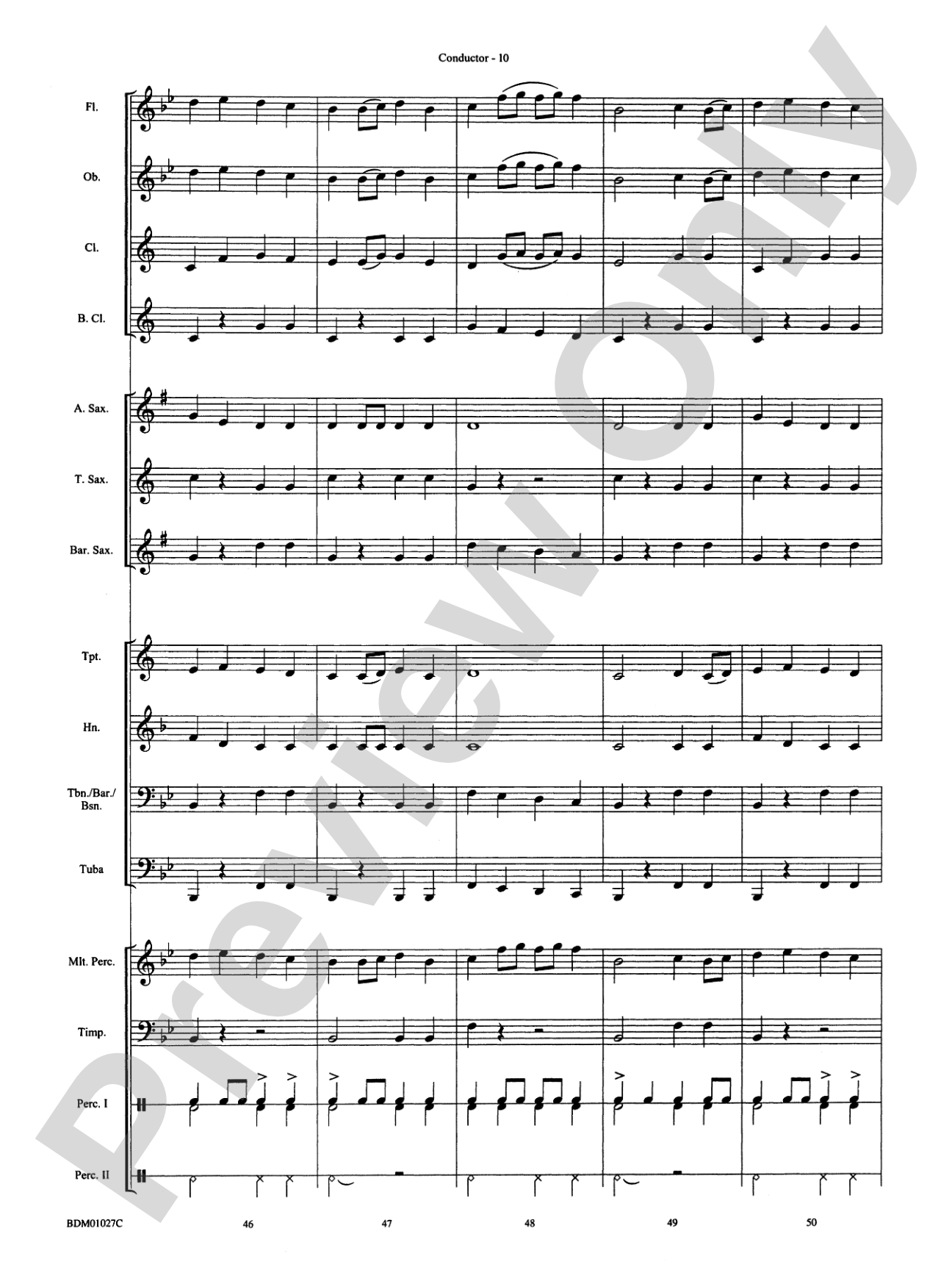 Entry of the Noblemen: Concert Band Conductor Score & Parts