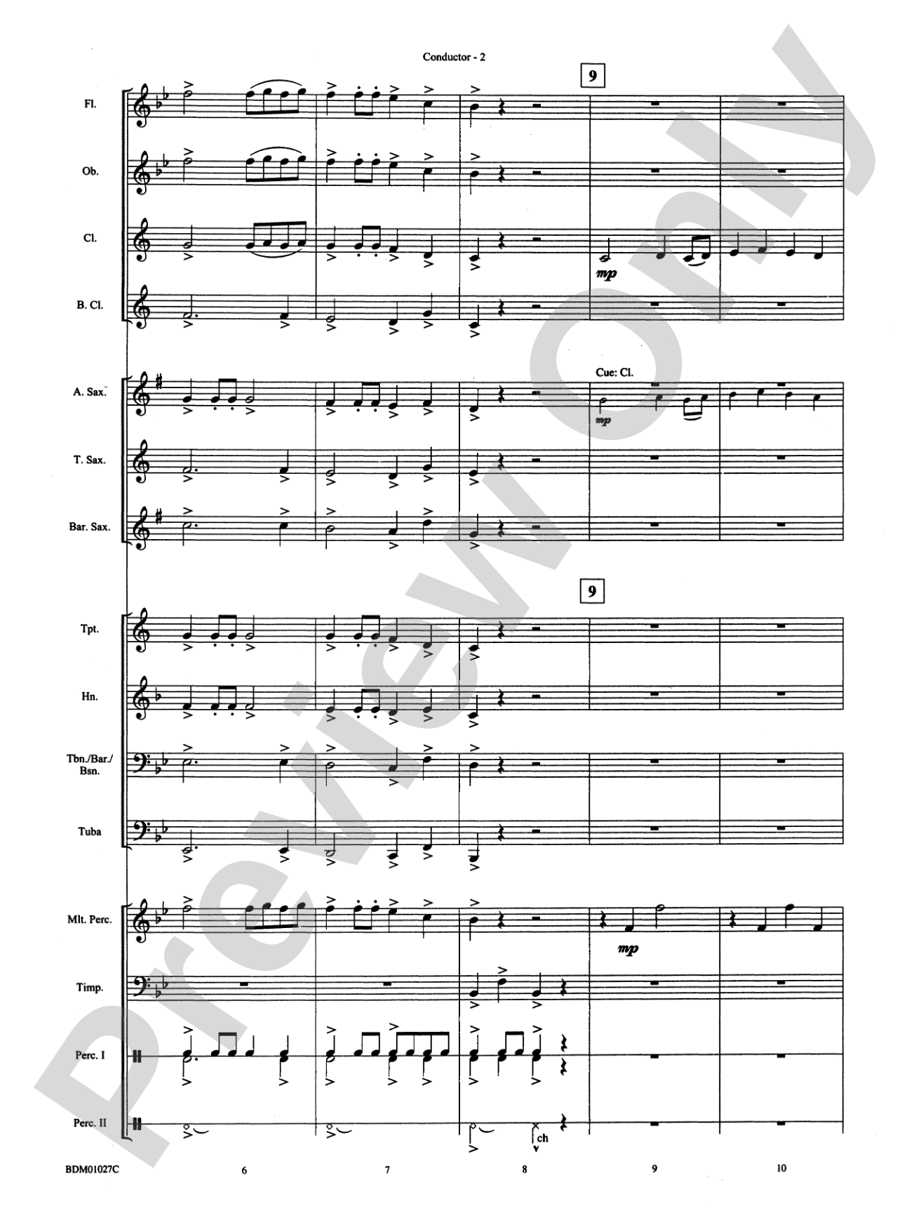 Entry of the Noblemen: Concert Band Conductor Score & Parts