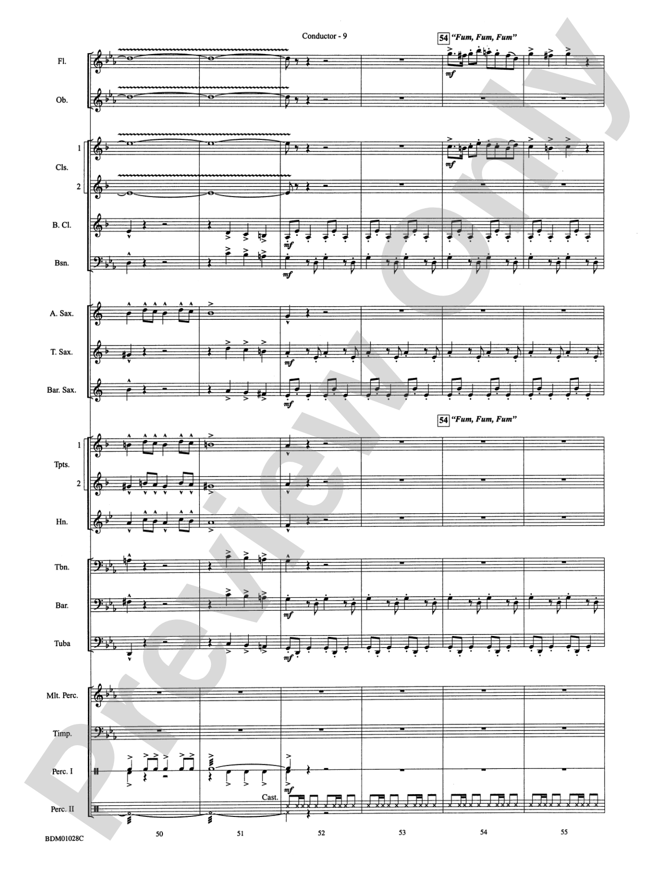 Christmas Around the World: Concert Band Conductor Score & Parts