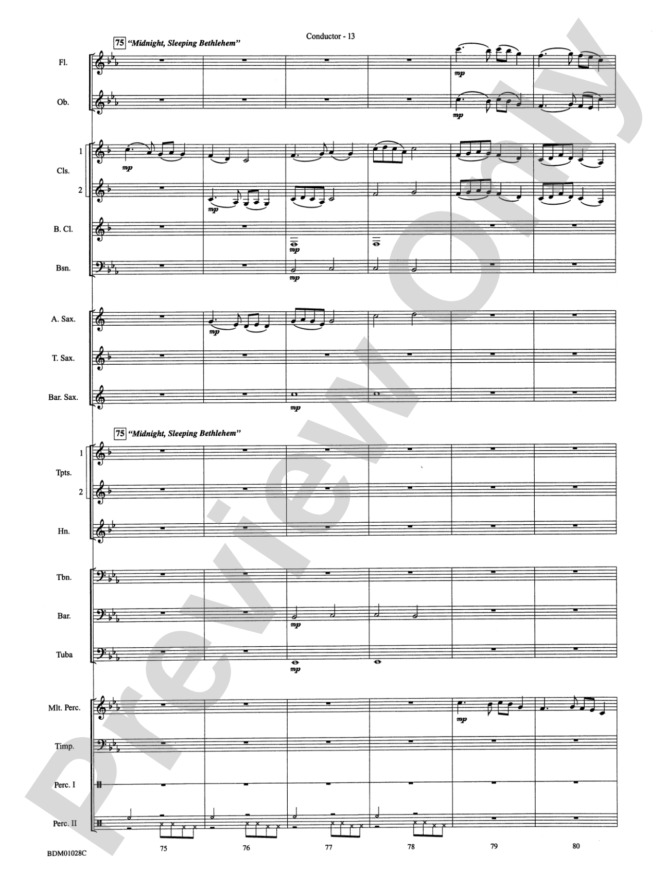 Christmas Around the World: Concert Band Conductor Score & Parts