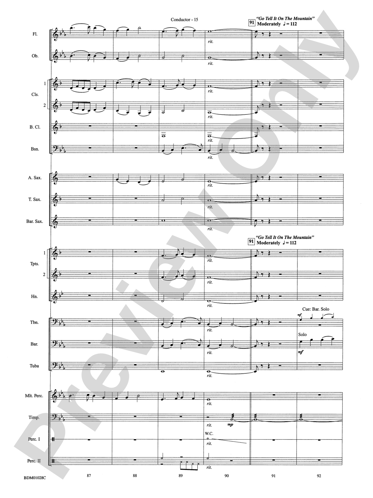 Christmas Around the World: Concert Band Conductor Score & Parts
