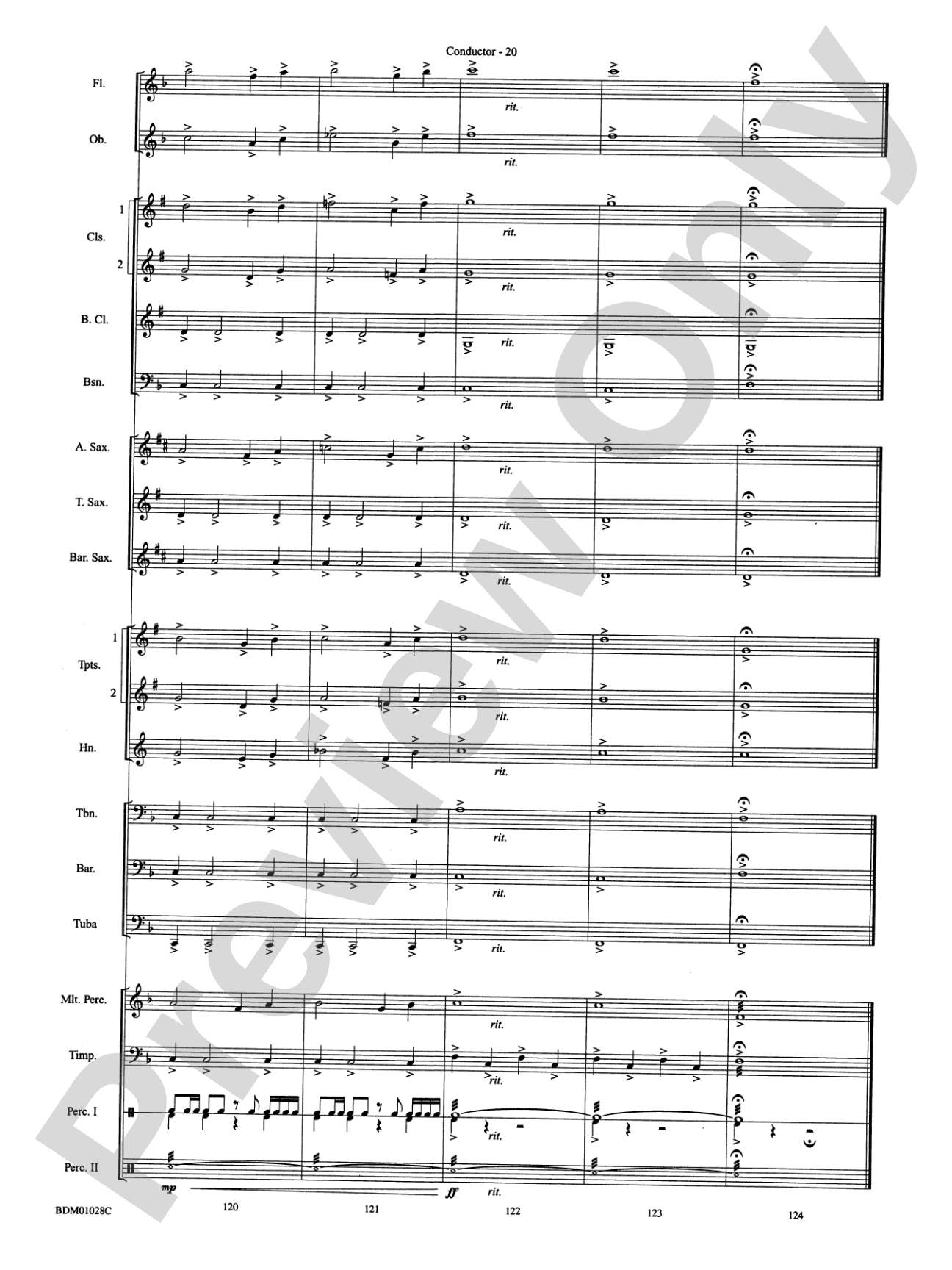 Christmas Around the World: Concert Band Conductor Score & Parts