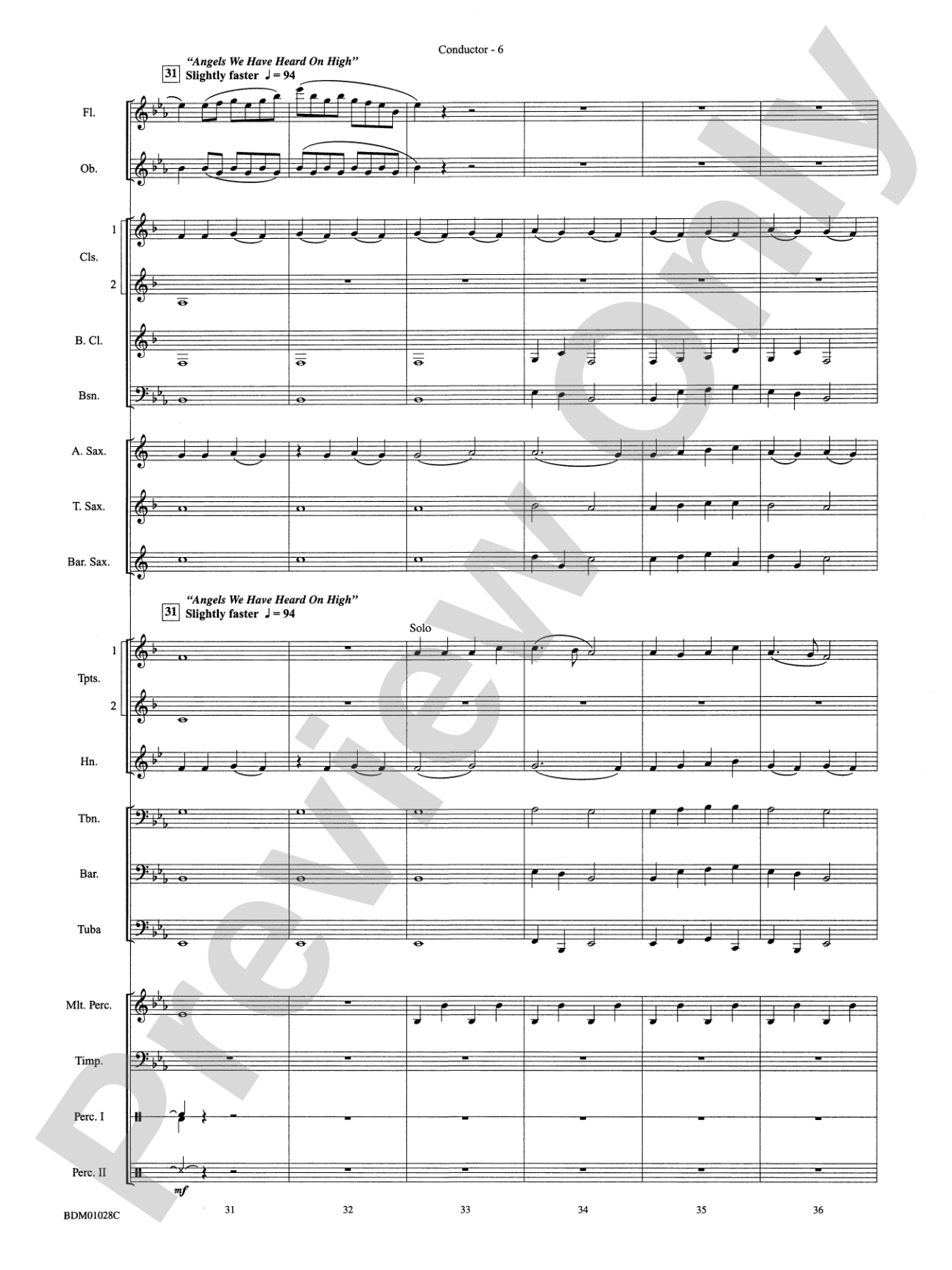 Christmas Around the World: Concert Band Conductor Score & Parts