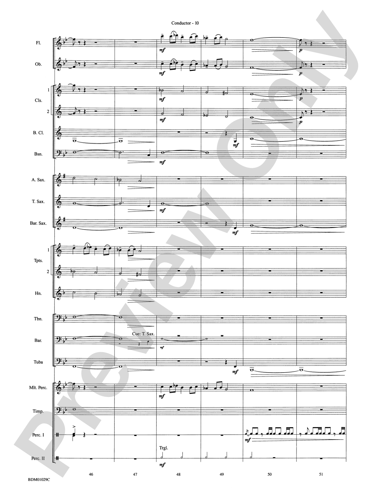 Medieval Legend (A Fantasy for Band): Concert Band Conductor Score & Parts
