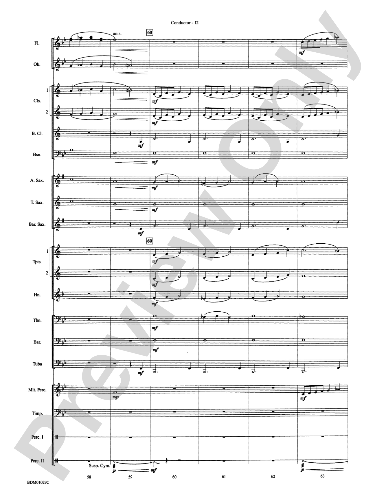 Medieval Legend (A Fantasy for Band): Concert Band Conductor Score & Parts
