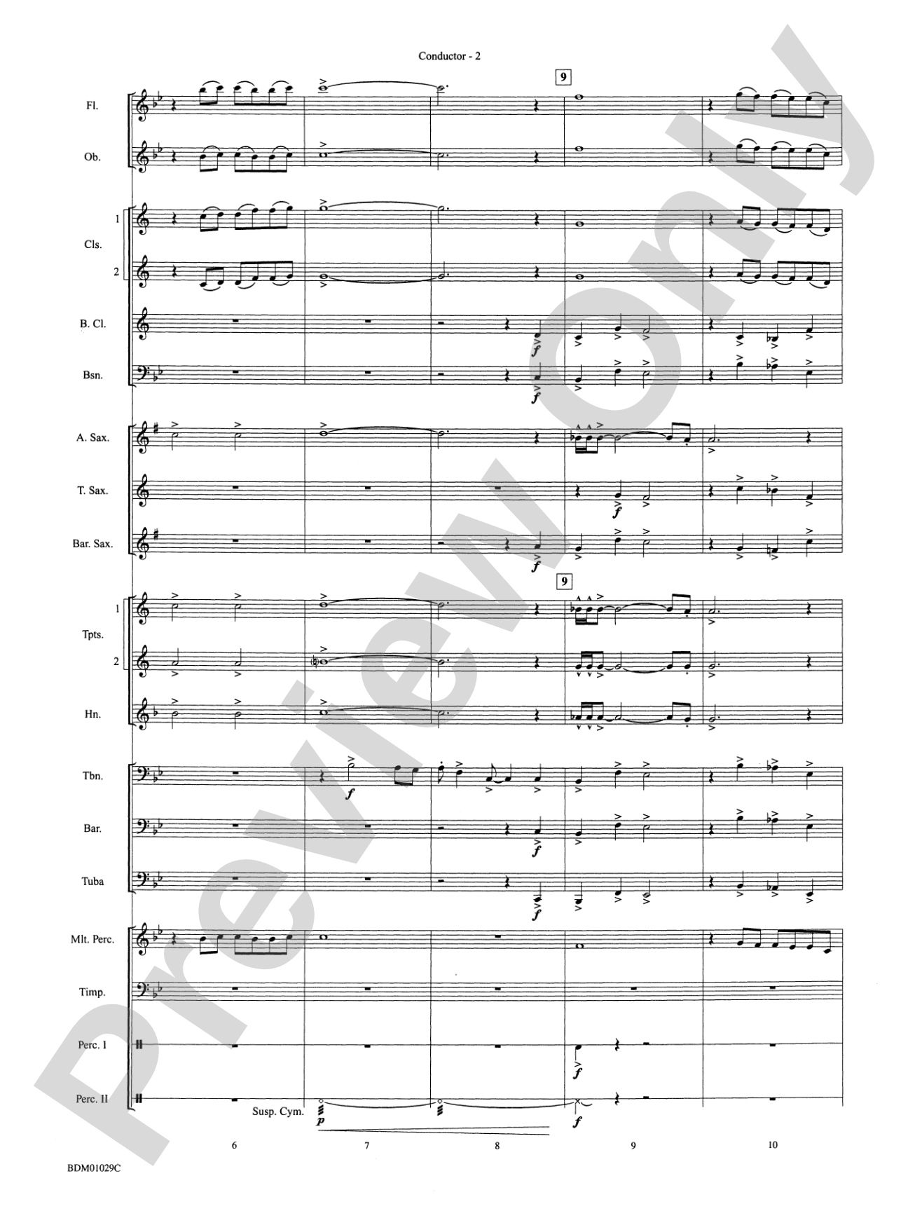 Medieval Legend (A Fantasy for Band): Concert Band Conductor Score & Parts