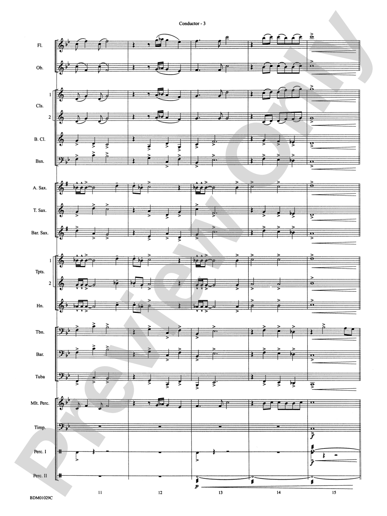 Medieval Legend (A Fantasy for Band): Concert Band Conductor Score & Parts