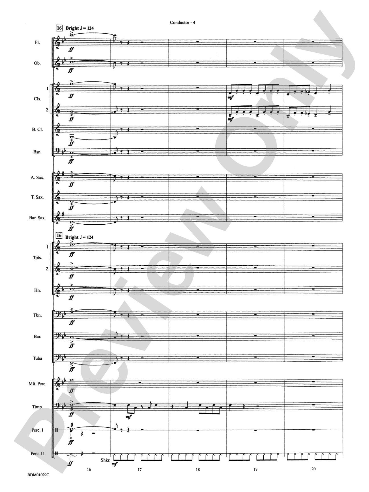 Medieval Legend (A Fantasy for Band): Concert Band Conductor Score & Parts