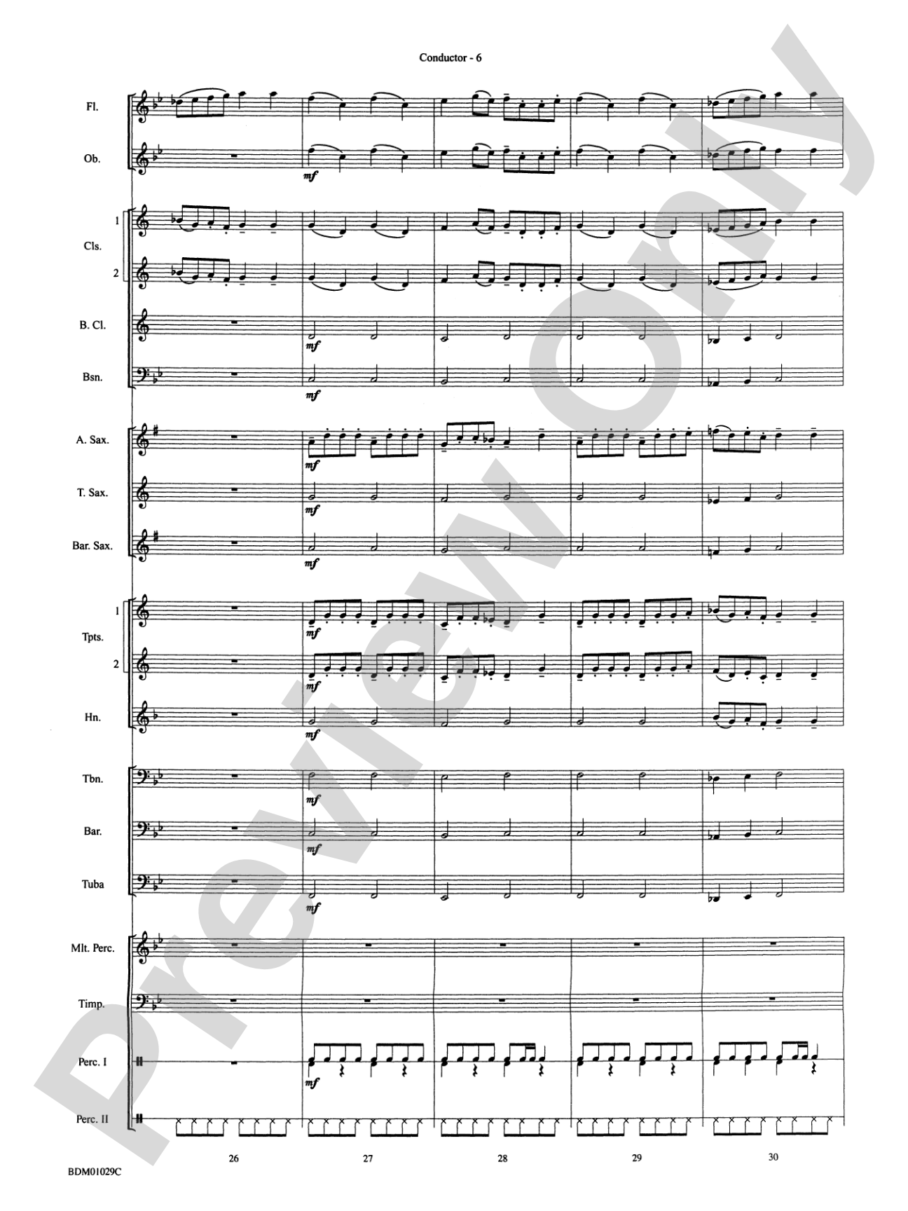 Medieval Legend (A Fantasy for Band): Concert Band Conductor Score & Parts