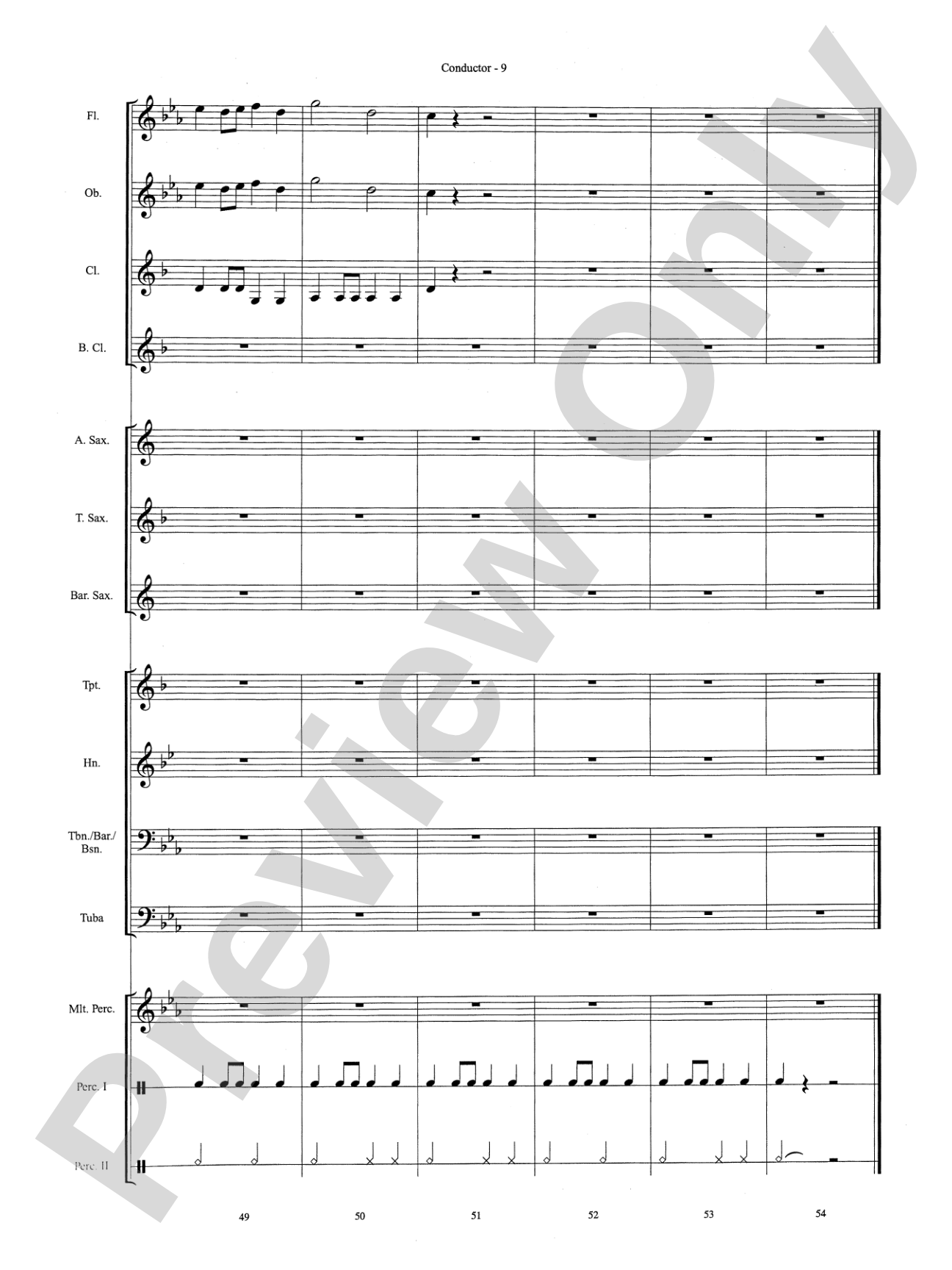 Patapan: Concert Band Conductor Score & Parts