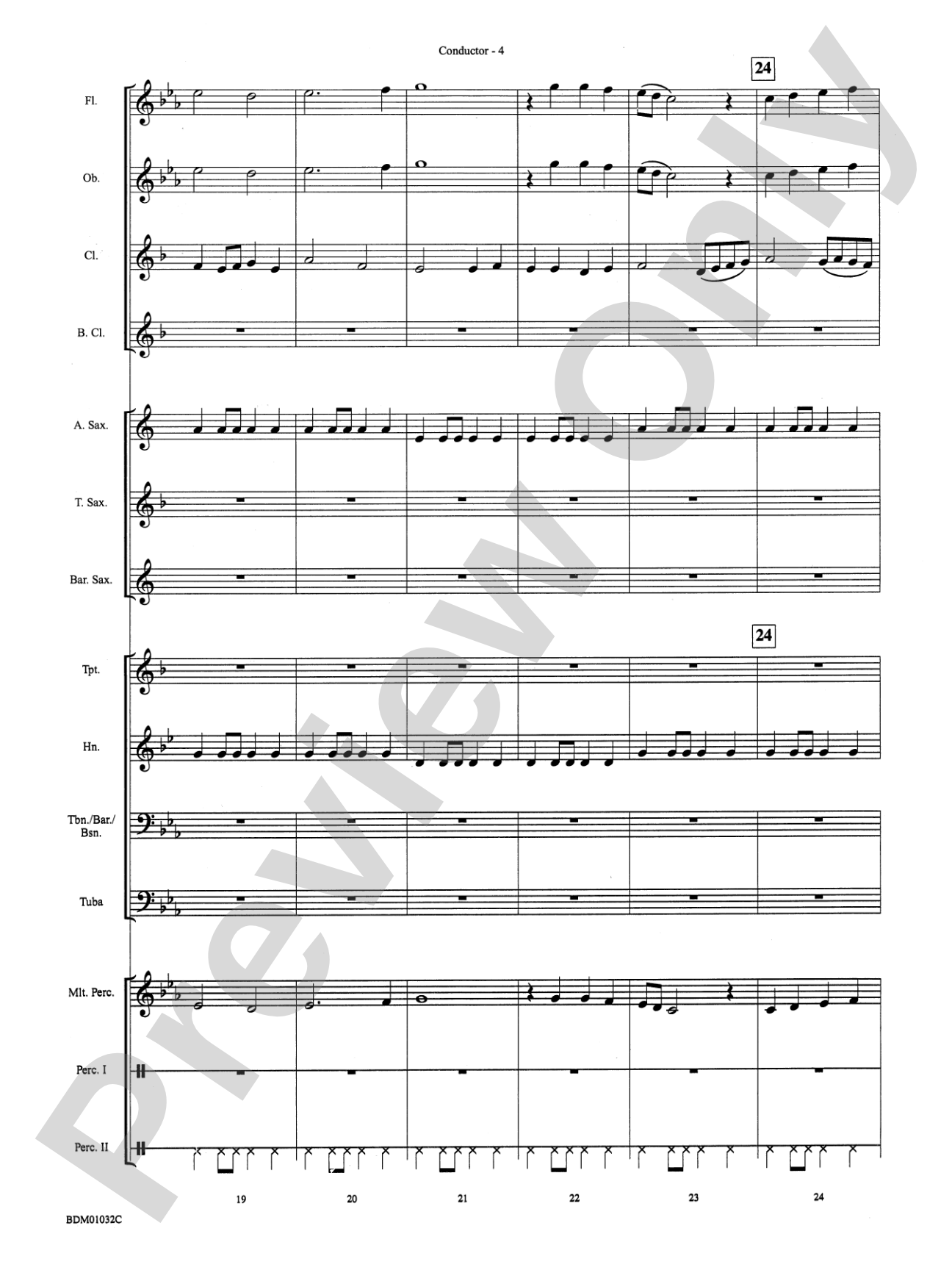Patapan: Concert Band Conductor Score & Parts