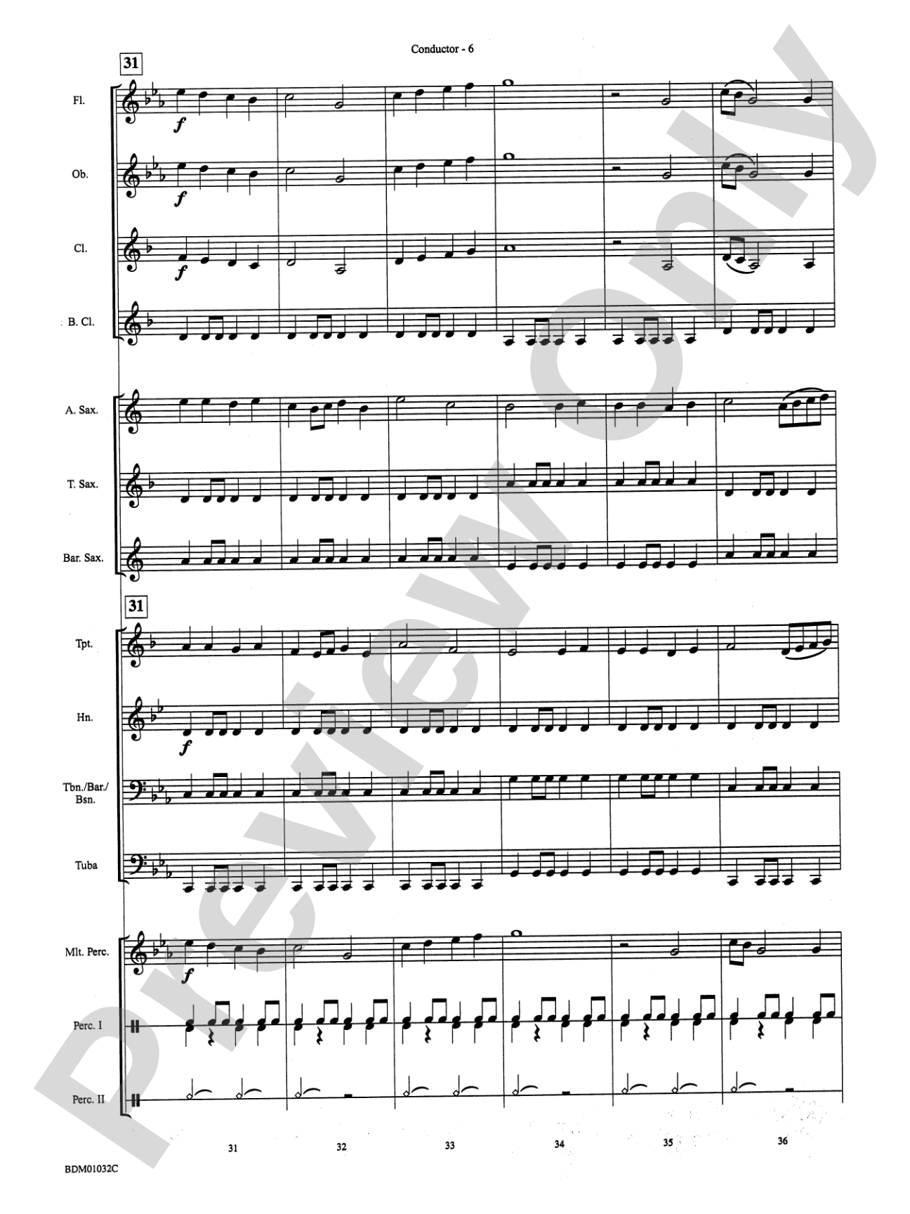 Patapan: Concert Band Conductor Score & Parts