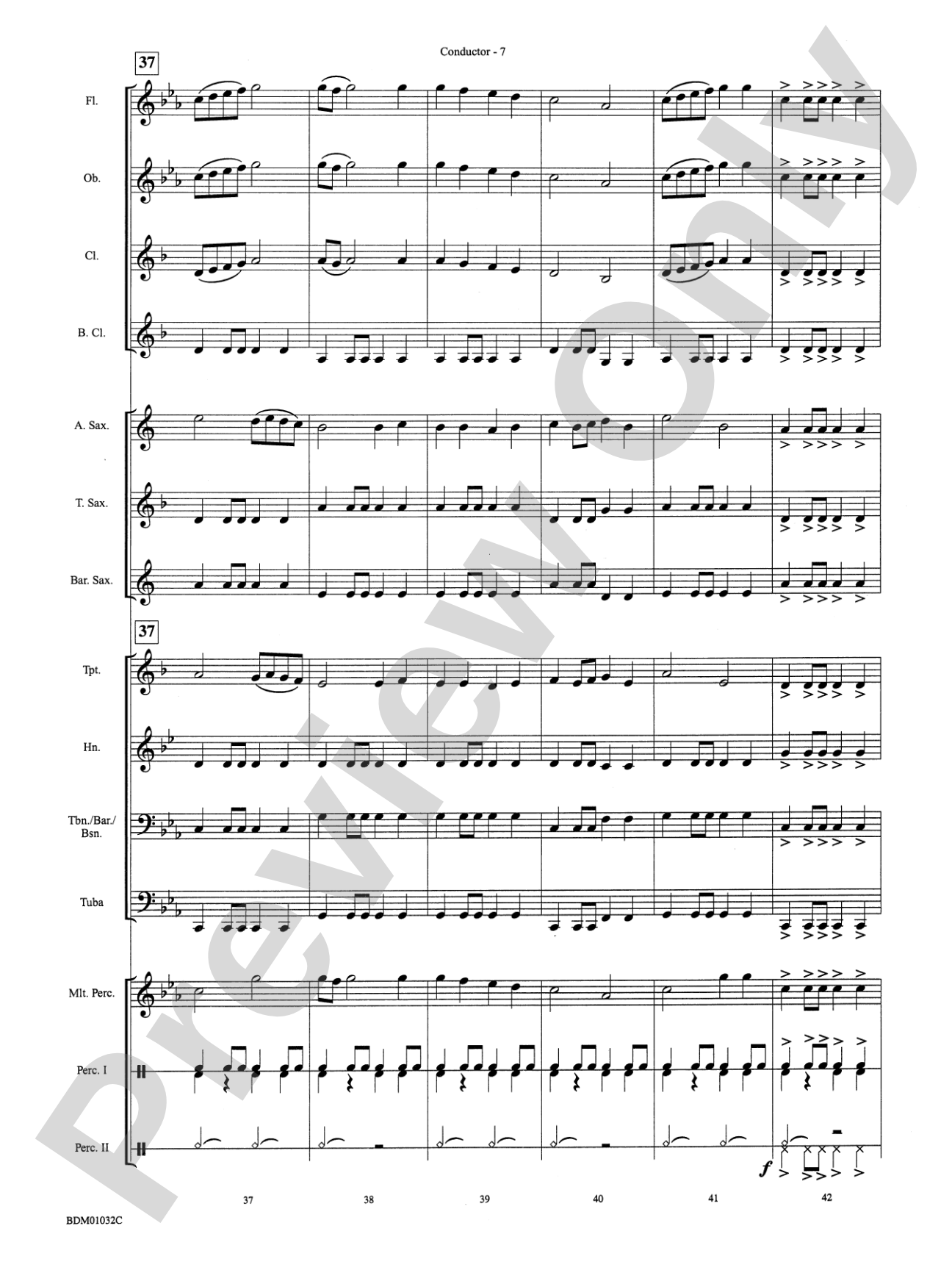 Patapan: Concert Band Conductor Score & Parts
