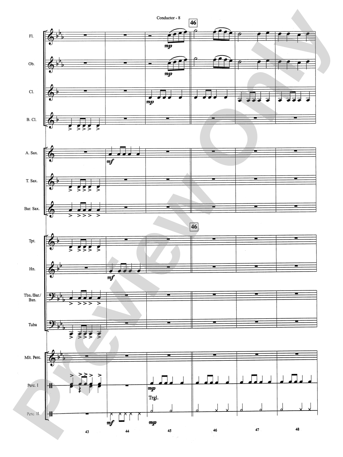 Patapan: Concert Band Conductor Score & Parts