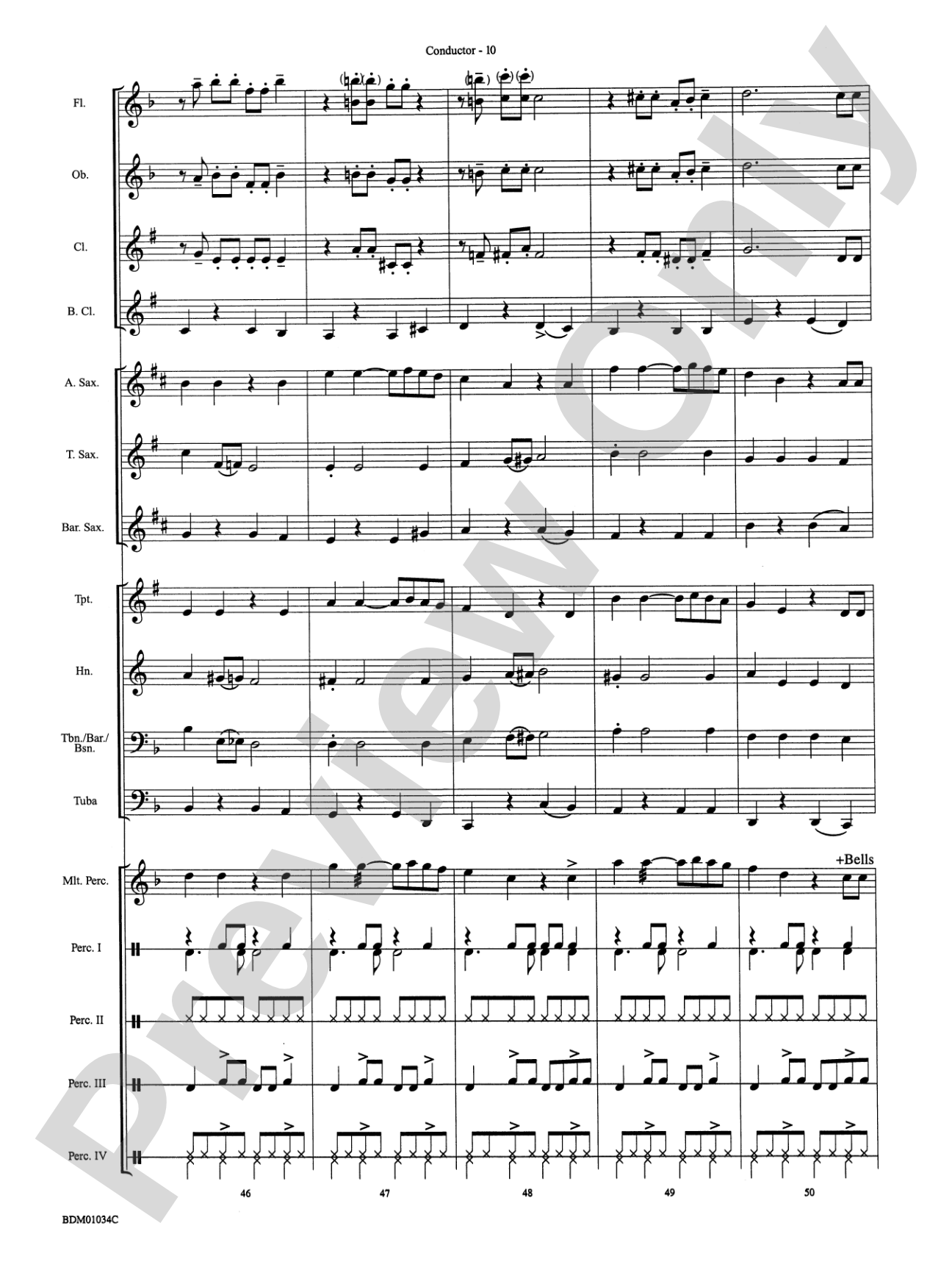 Christmas Bossa Nova: Concert Band Conductor Score & Parts
