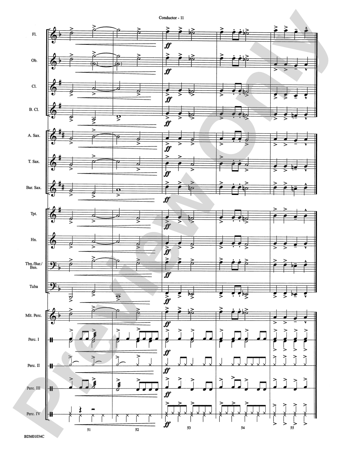 Christmas Bossa Nova: Concert Band Conductor Score & Parts