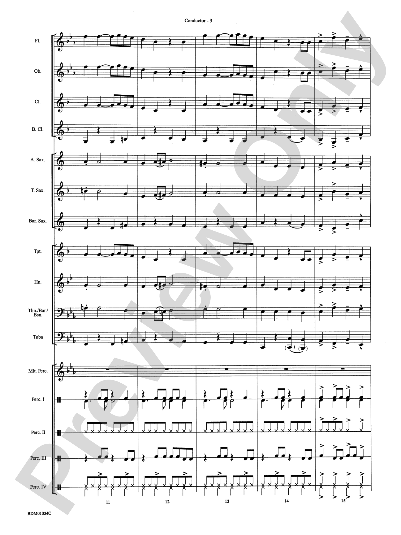 Christmas Bossa Nova: Concert Band Conductor Score & Parts