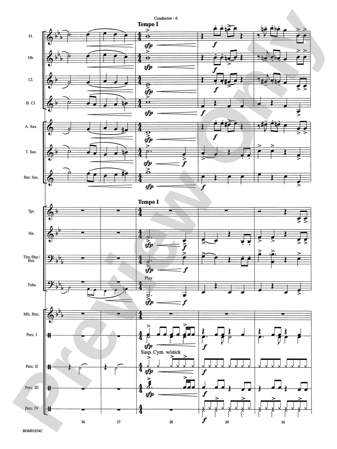 Christmas Bossa Nova: Concert Band Conductor Score & Parts