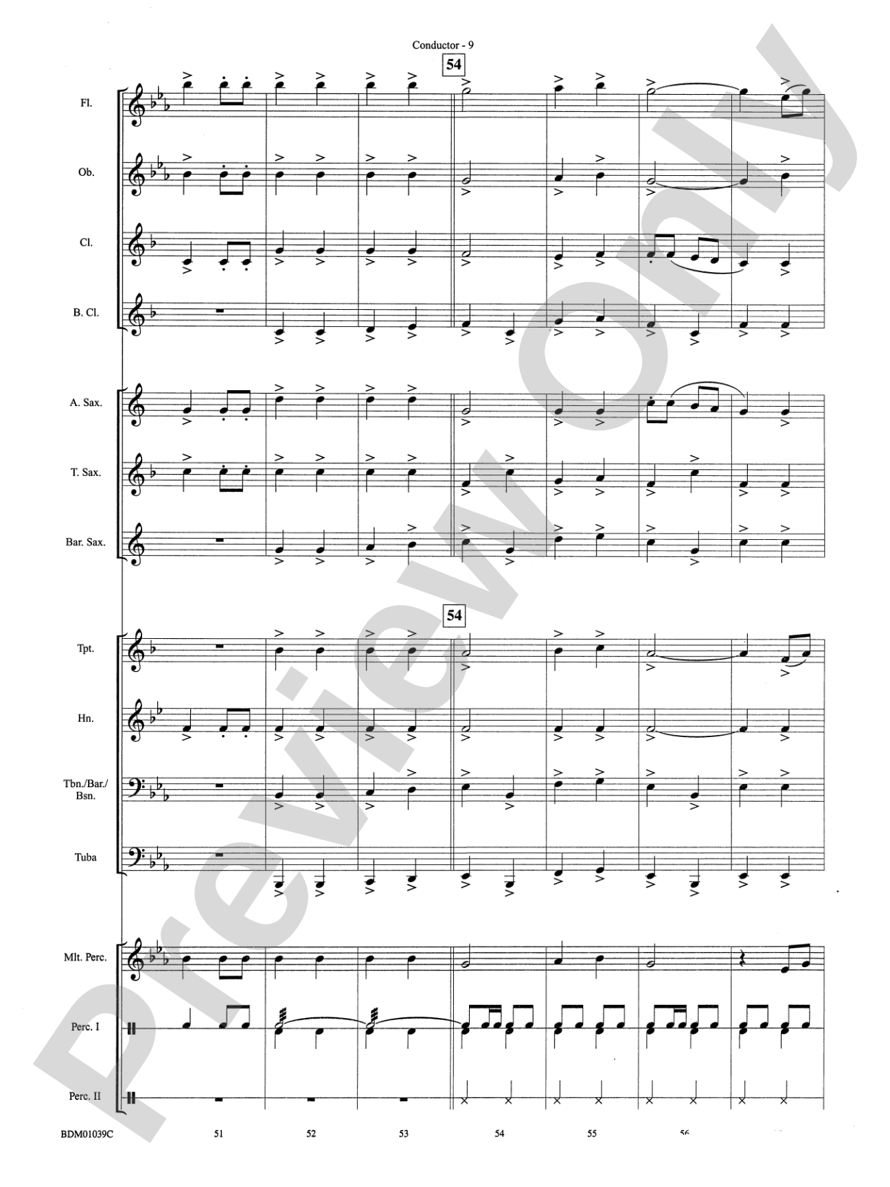 The Thunderer: Concert Band Conductor Score & Parts