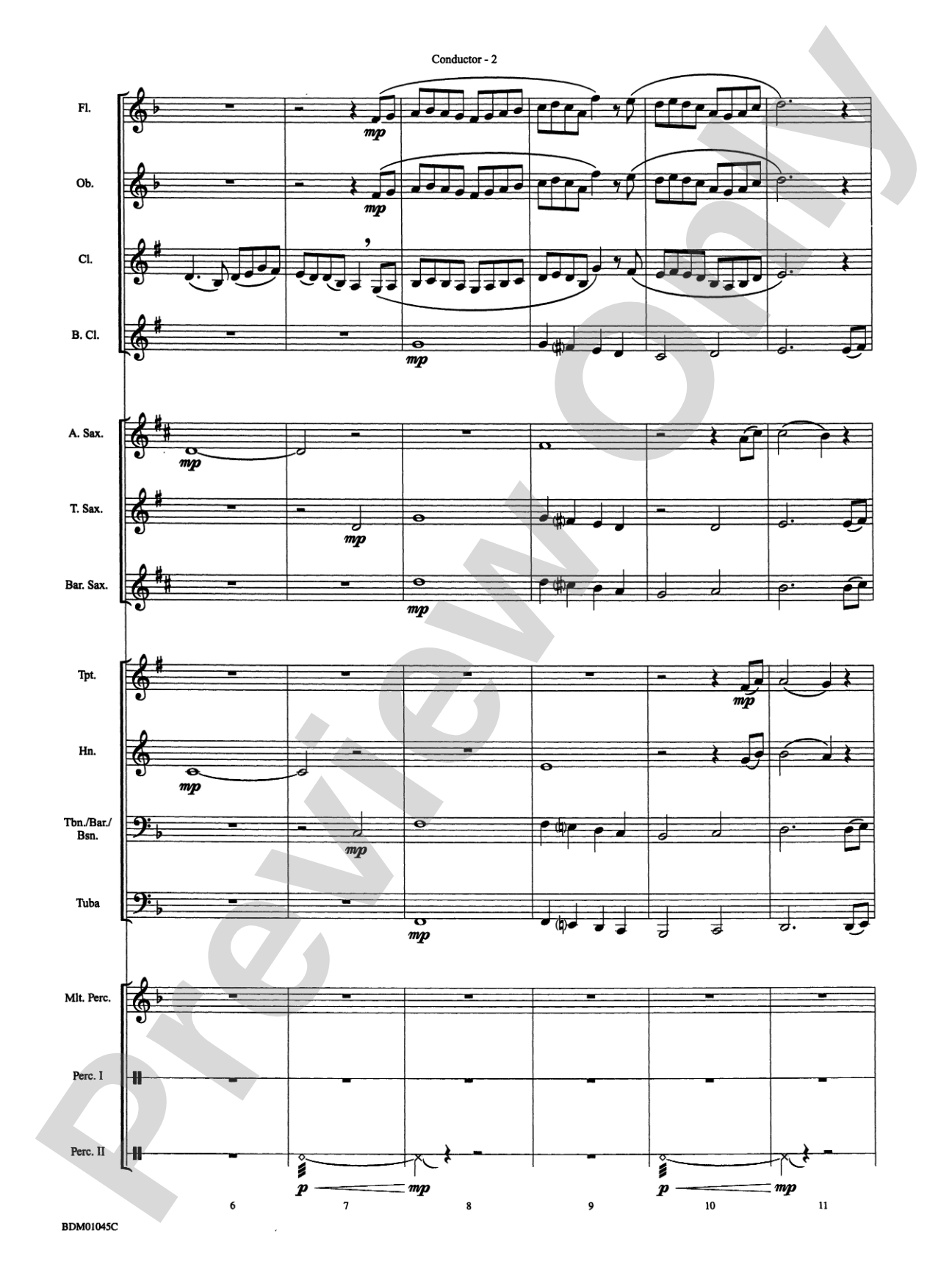 Ayrshire Portrait: Concert Band Conductor Score & Parts