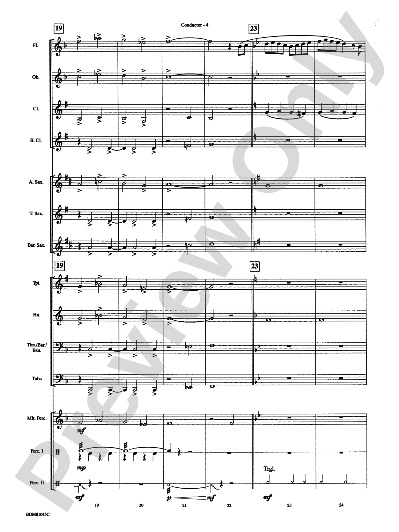 Ayrshire Portrait: Concert Band Conductor Score & Parts