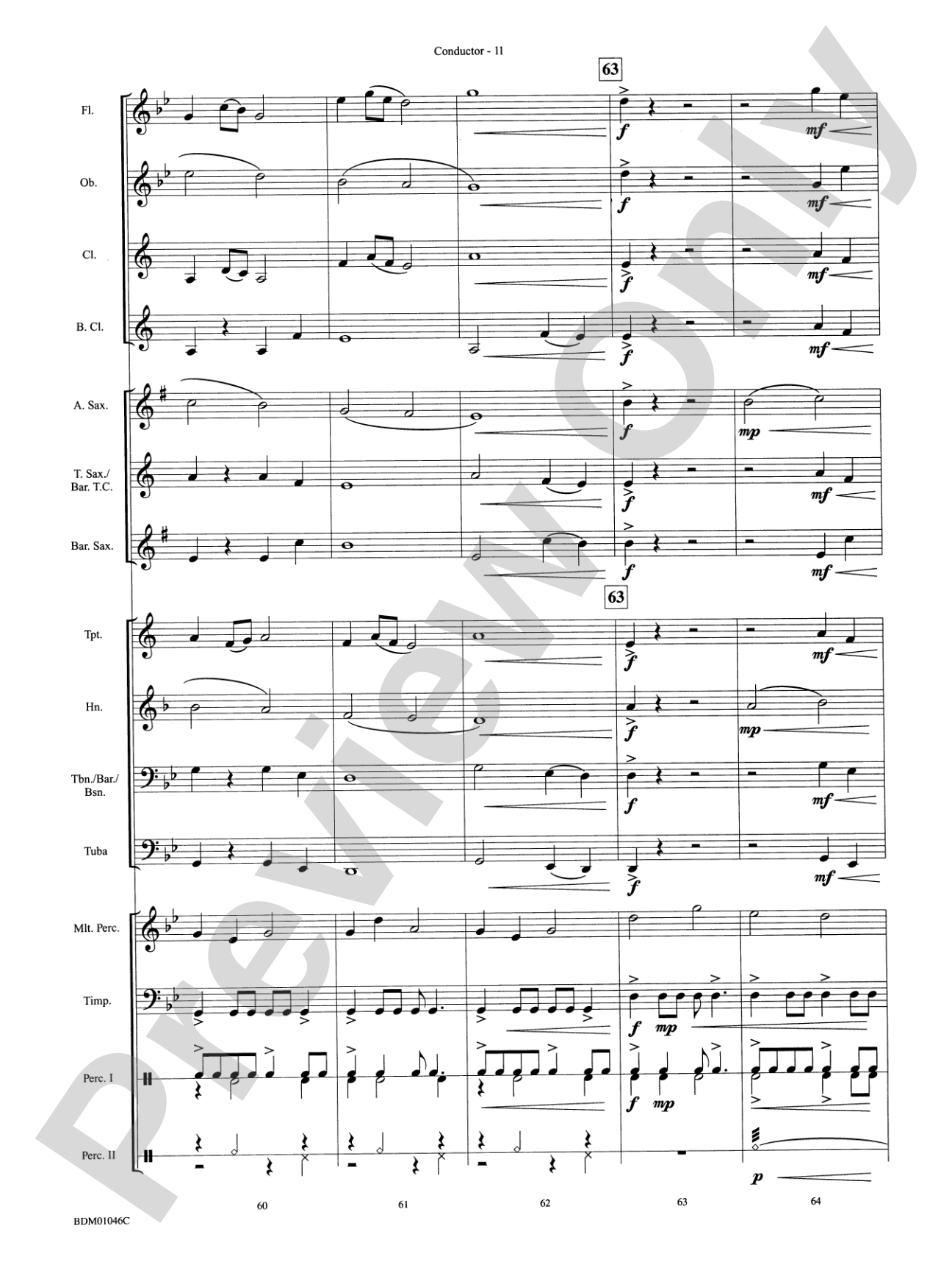 Taiko!: Concert Band Conductor Score & Parts