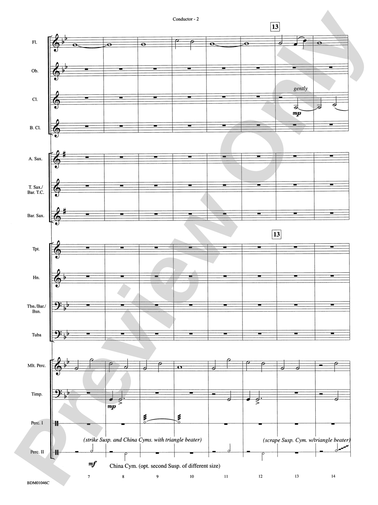Taiko!: Concert Band Conductor Score & Parts