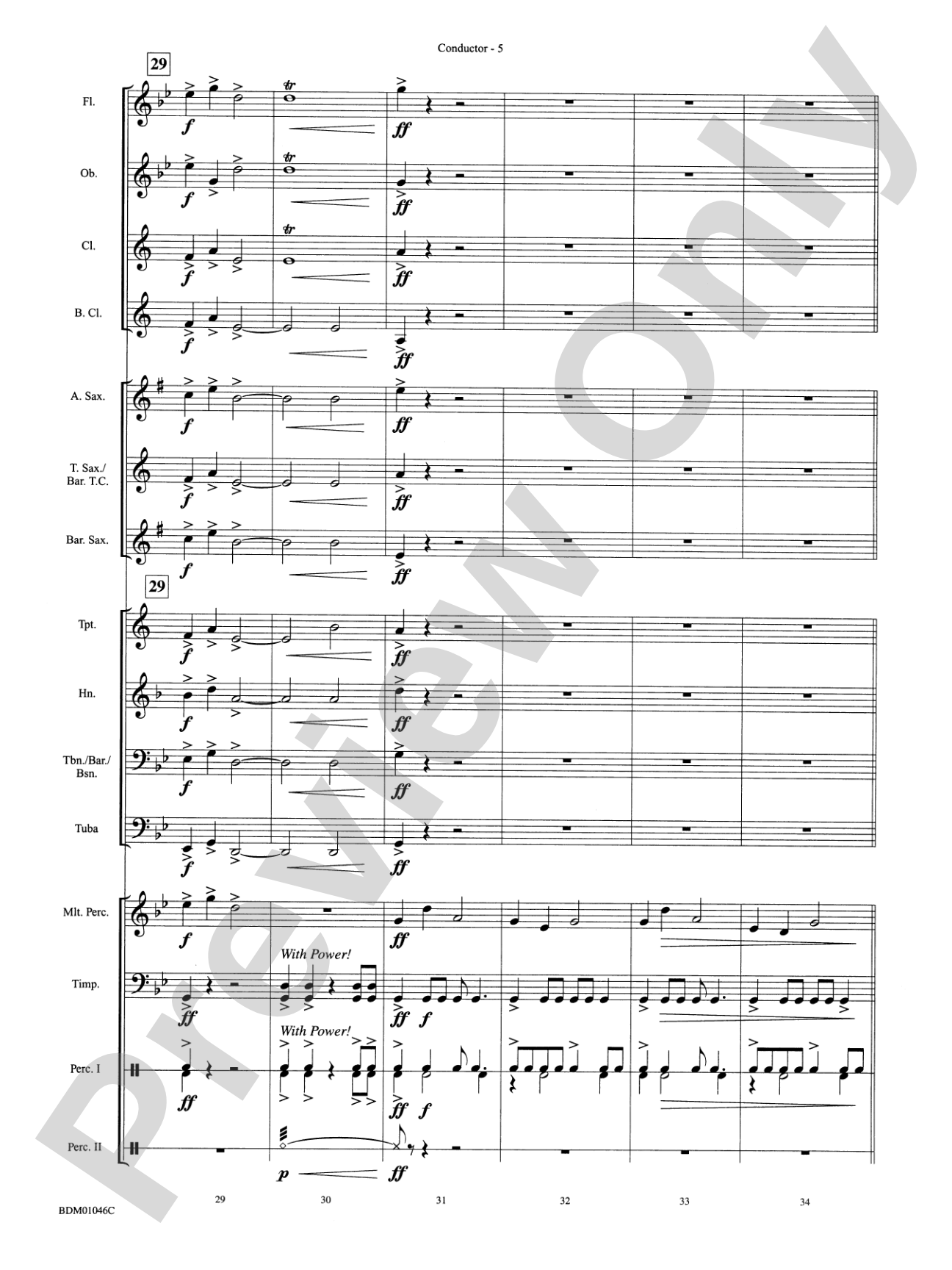 Taiko!: Concert Band Conductor Score & Parts