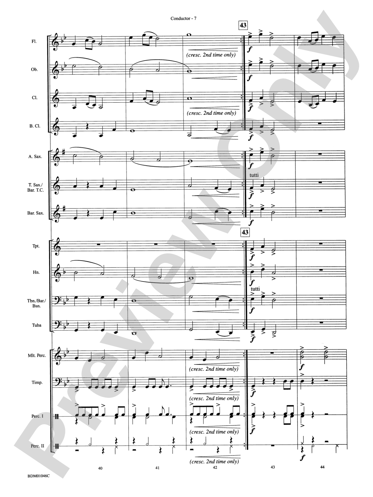 Taiko!: Concert Band Conductor Score & Parts
