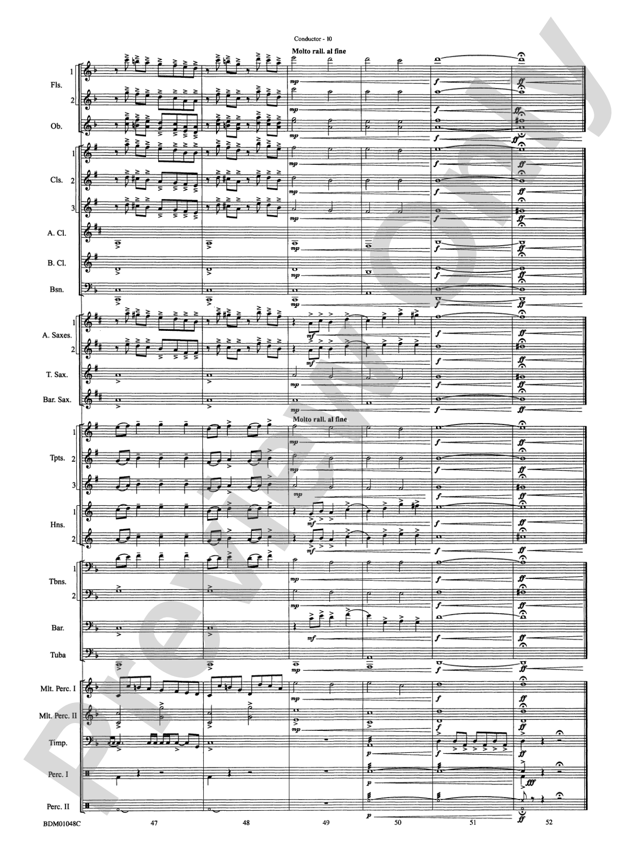 On This Day Earth Shall Ring (Holst Winter Suite, Mvt. I): Concert Band Conductor Score & Parts