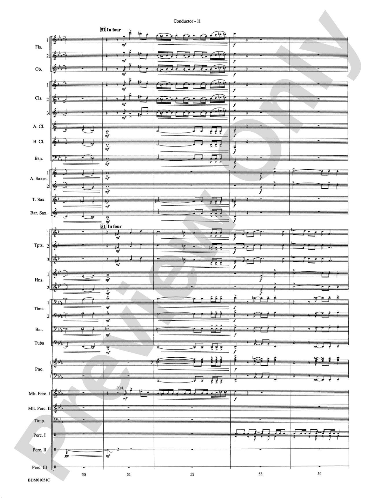 Royal Canadian Sketches: Concert Band Conductor Score & Parts
