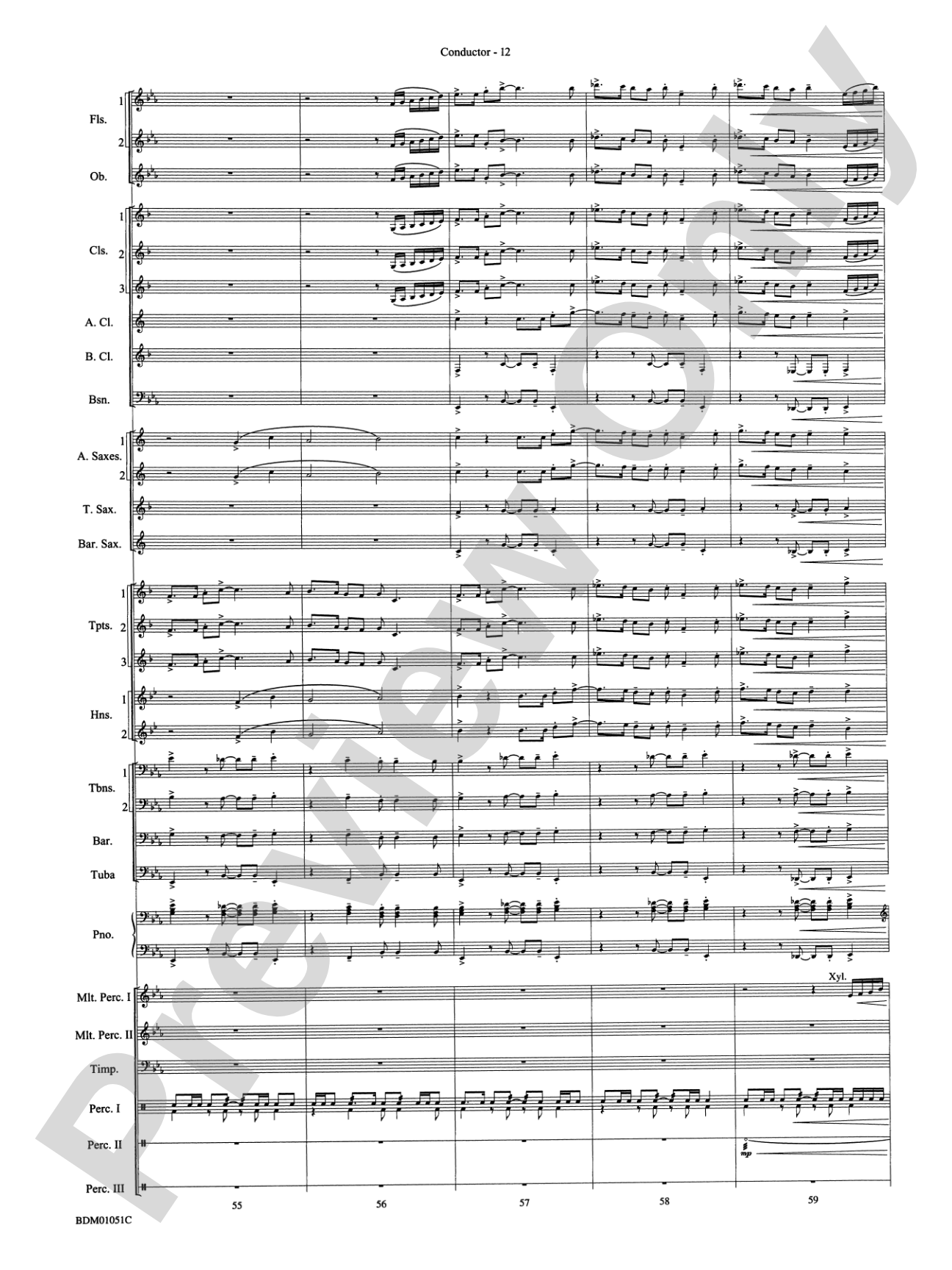Royal Canadian Sketches: Concert Band Conductor Score & Parts