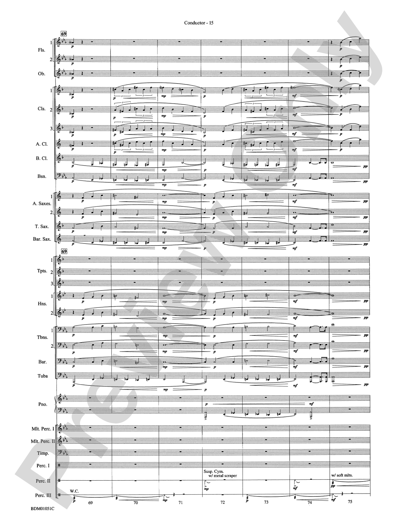 Royal Canadian Sketches: Concert Band Conductor Score & Parts