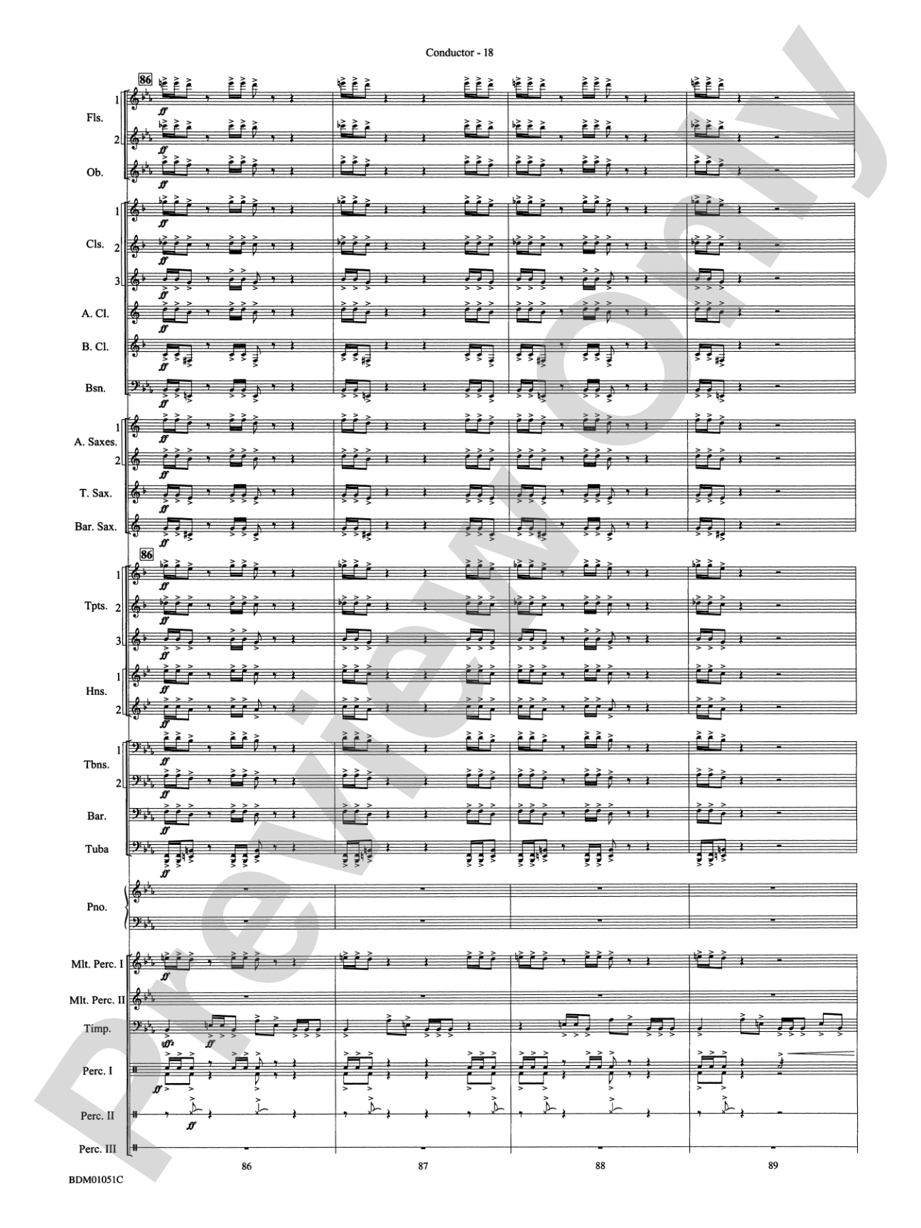 Royal Canadian Sketches: Concert Band Conductor Score & Parts