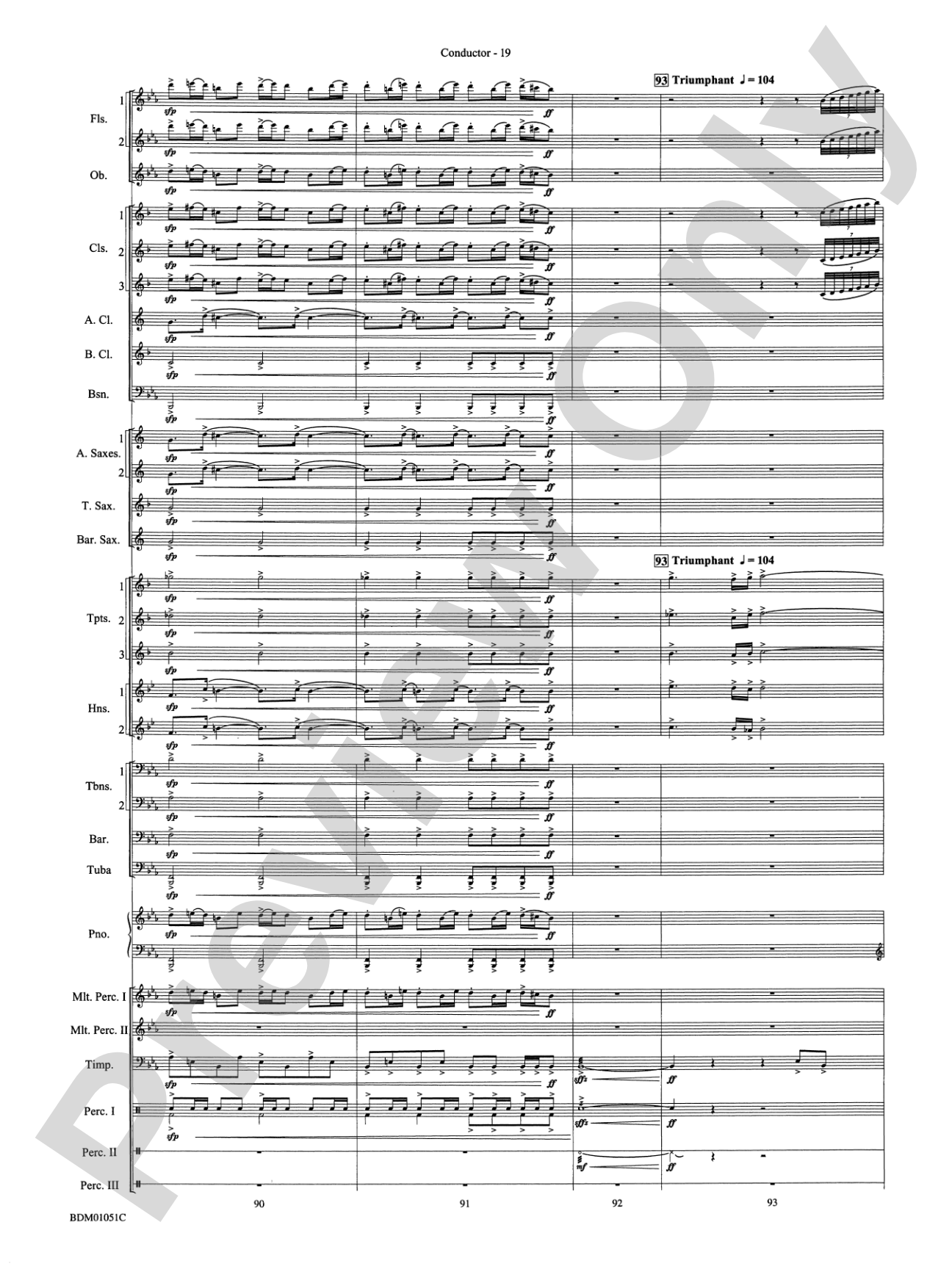 Royal Canadian Sketches: Concert Band Conductor Score & Parts