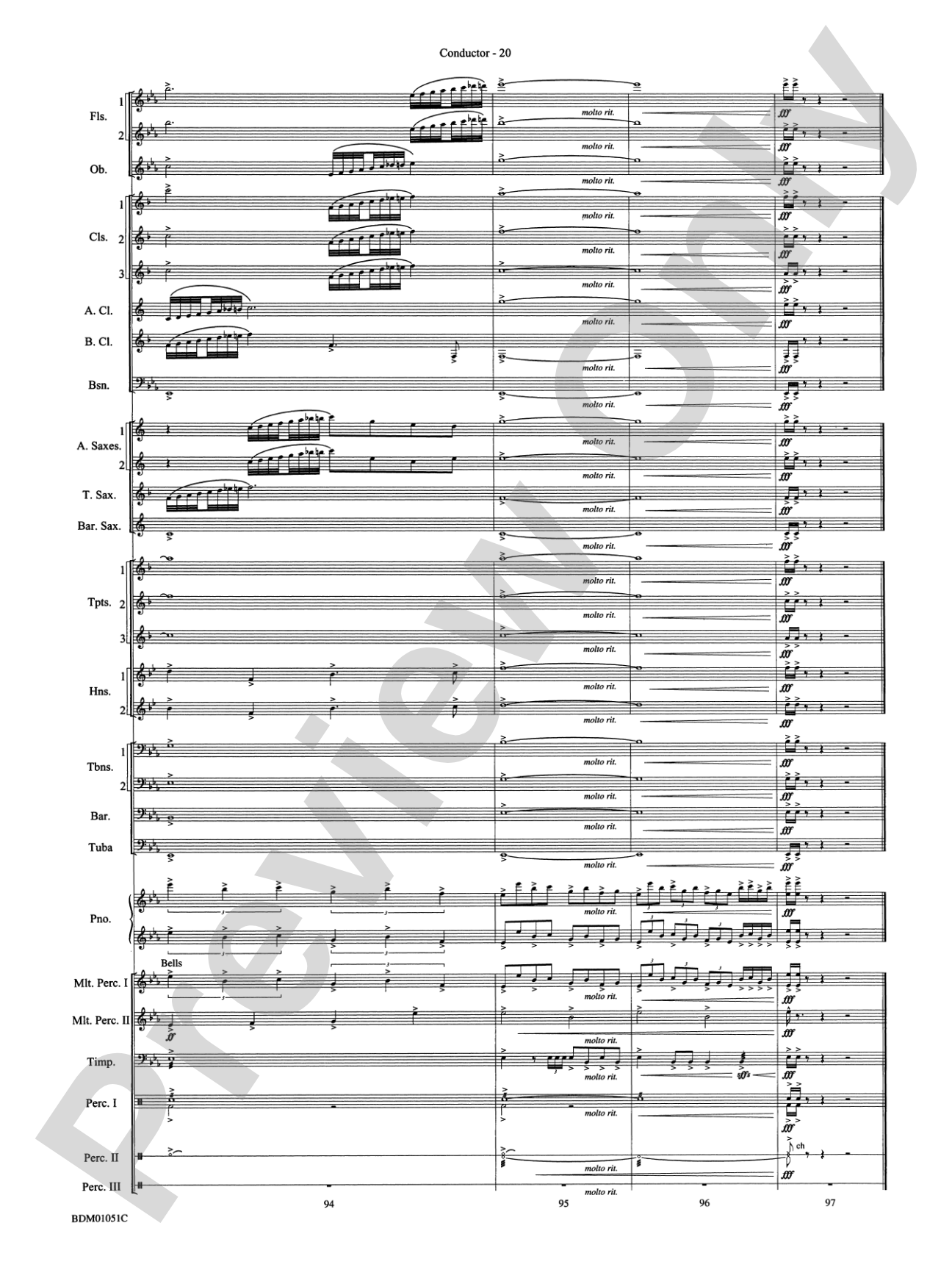 Royal Canadian Sketches: Concert Band Conductor Score & Parts