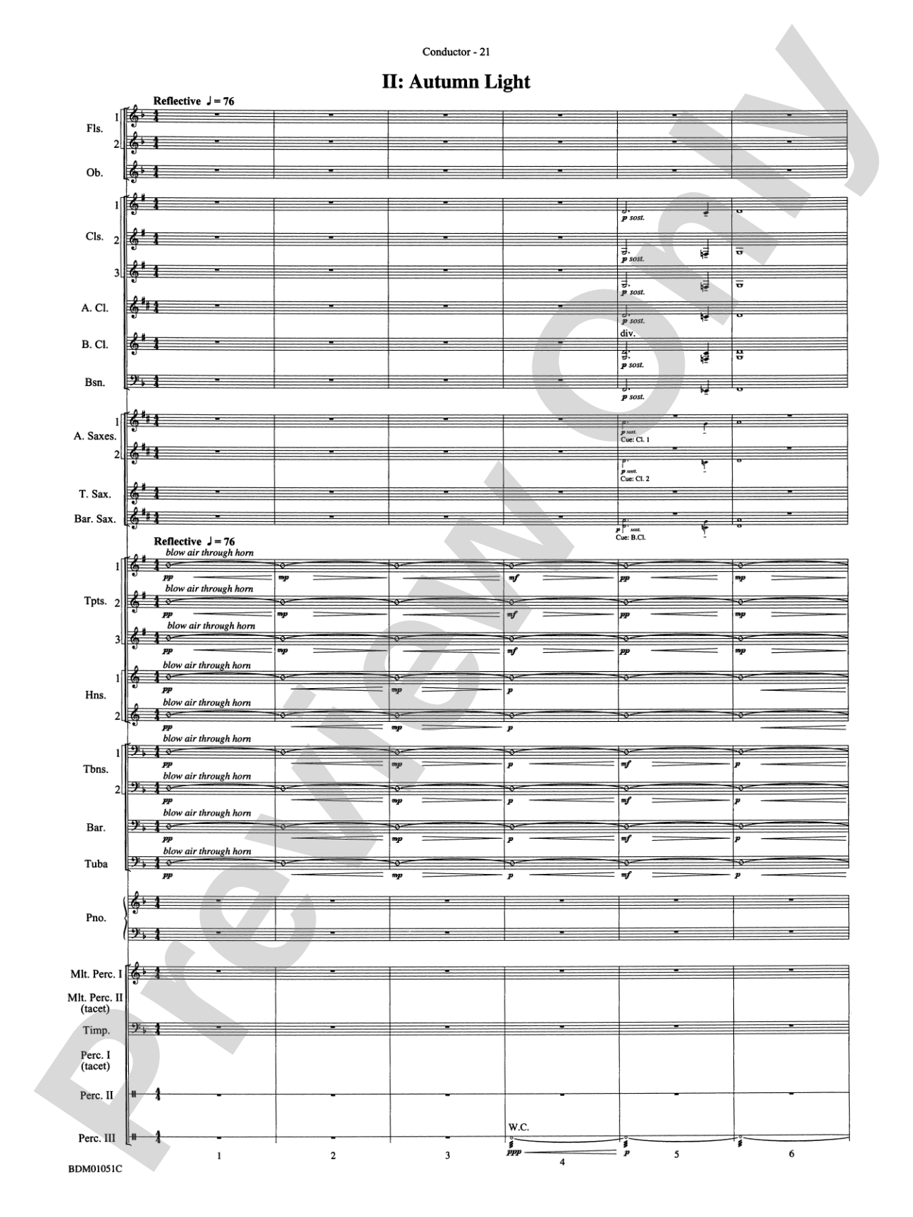 Royal Canadian Sketches: Concert Band Conductor Score & Parts