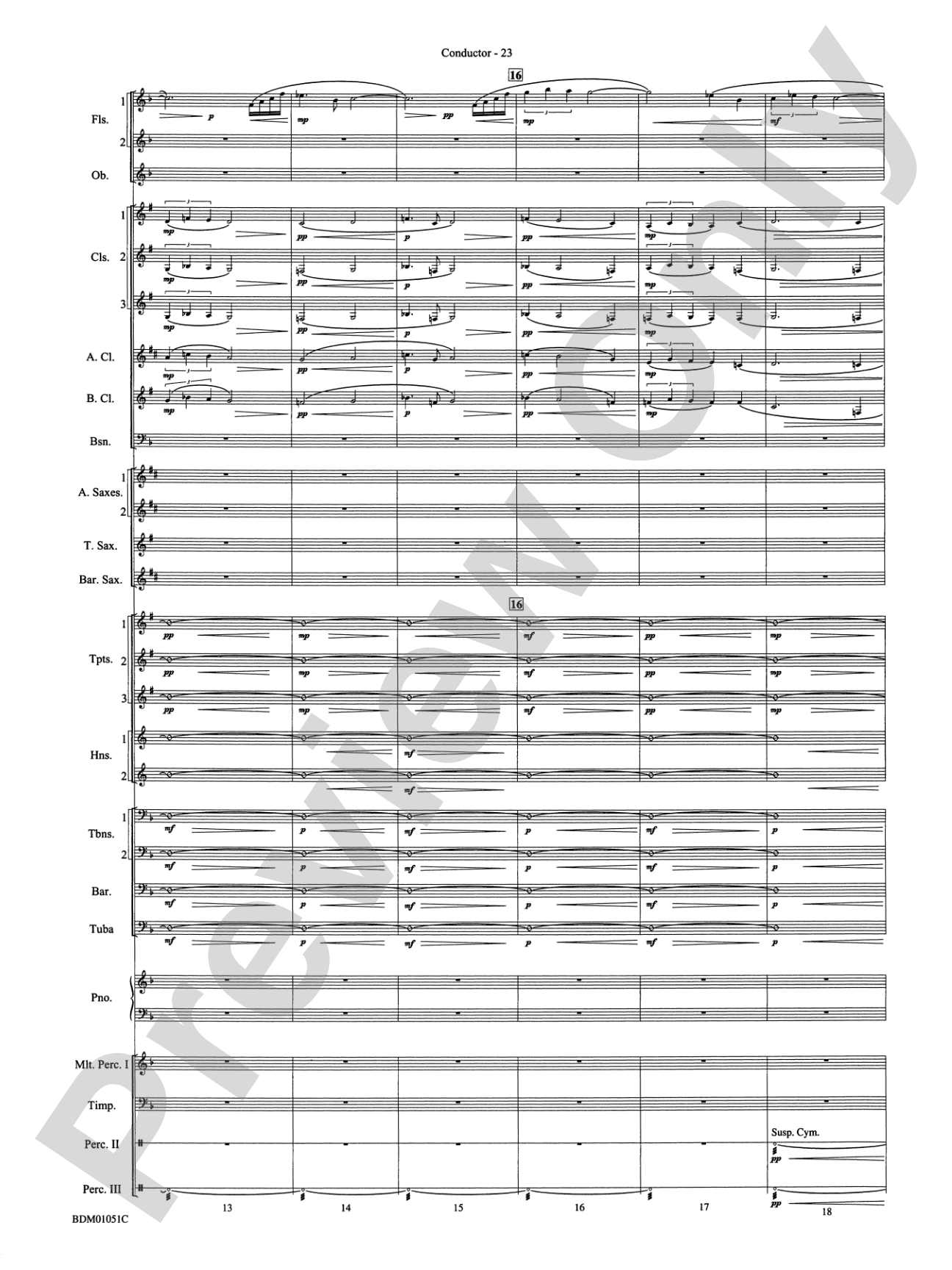 Royal Canadian Sketches: Concert Band Conductor Score & Parts