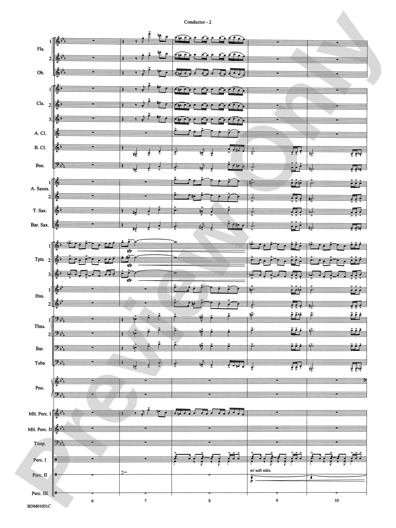 Royal Canadian Sketches: Concert Band Conductor Score & Parts