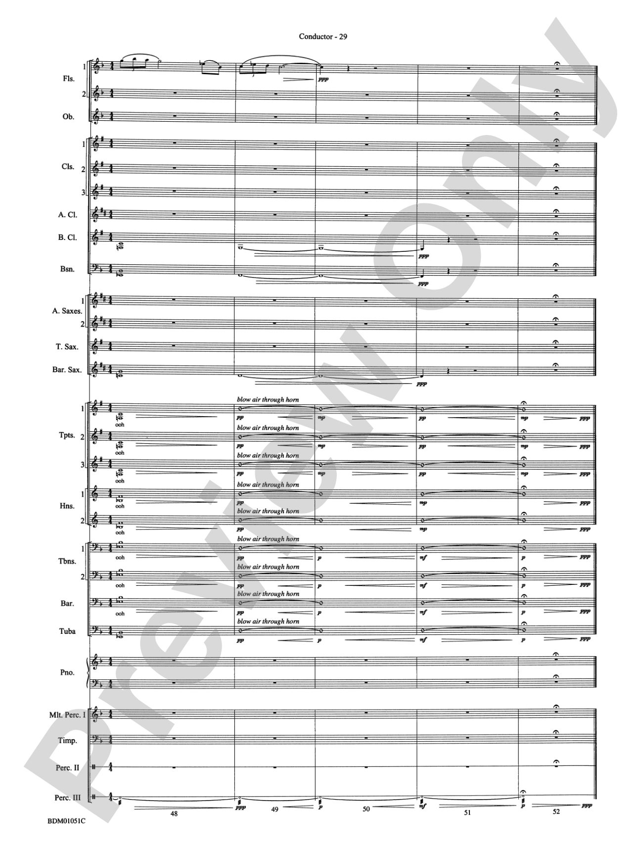 Royal Canadian Sketches: Concert Band Conductor Score & Parts