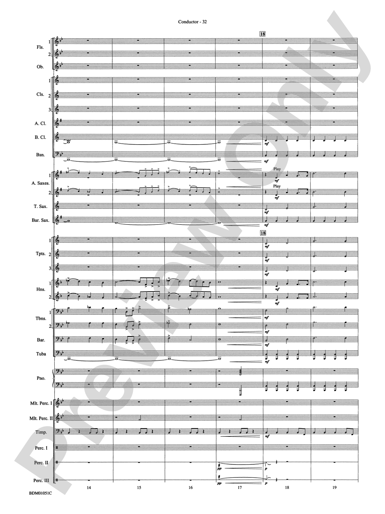 Royal Canadian Sketches: Concert Band Conductor Score & Parts