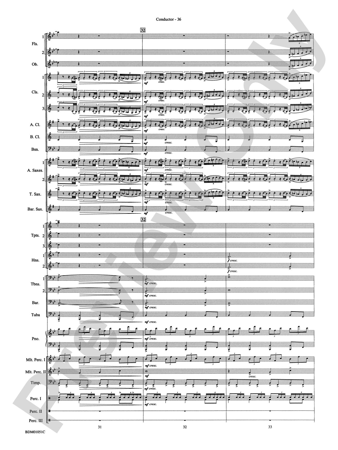 Royal Canadian Sketches: Concert Band Conductor Score & Parts