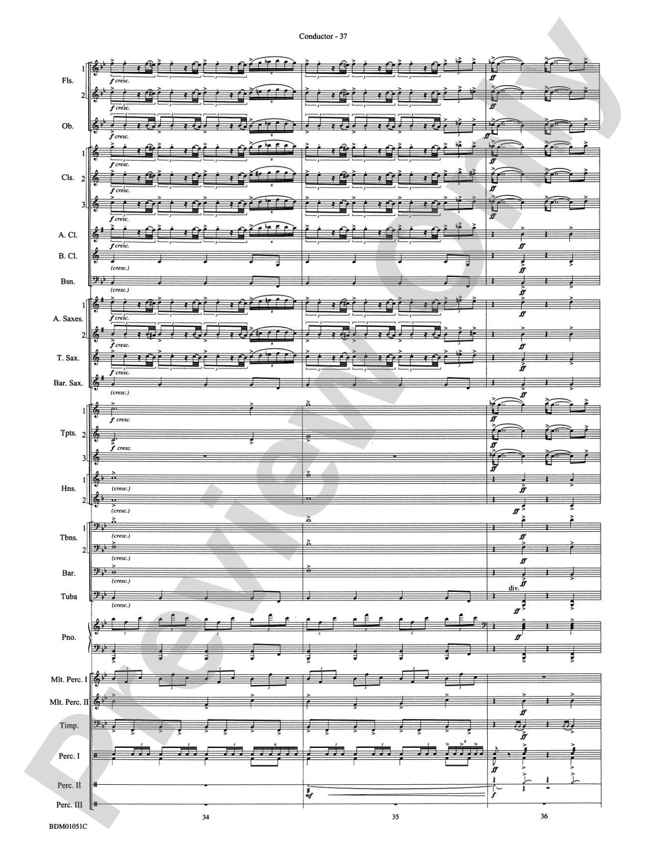 Royal Canadian Sketches: Concert Band Conductor Score & Parts