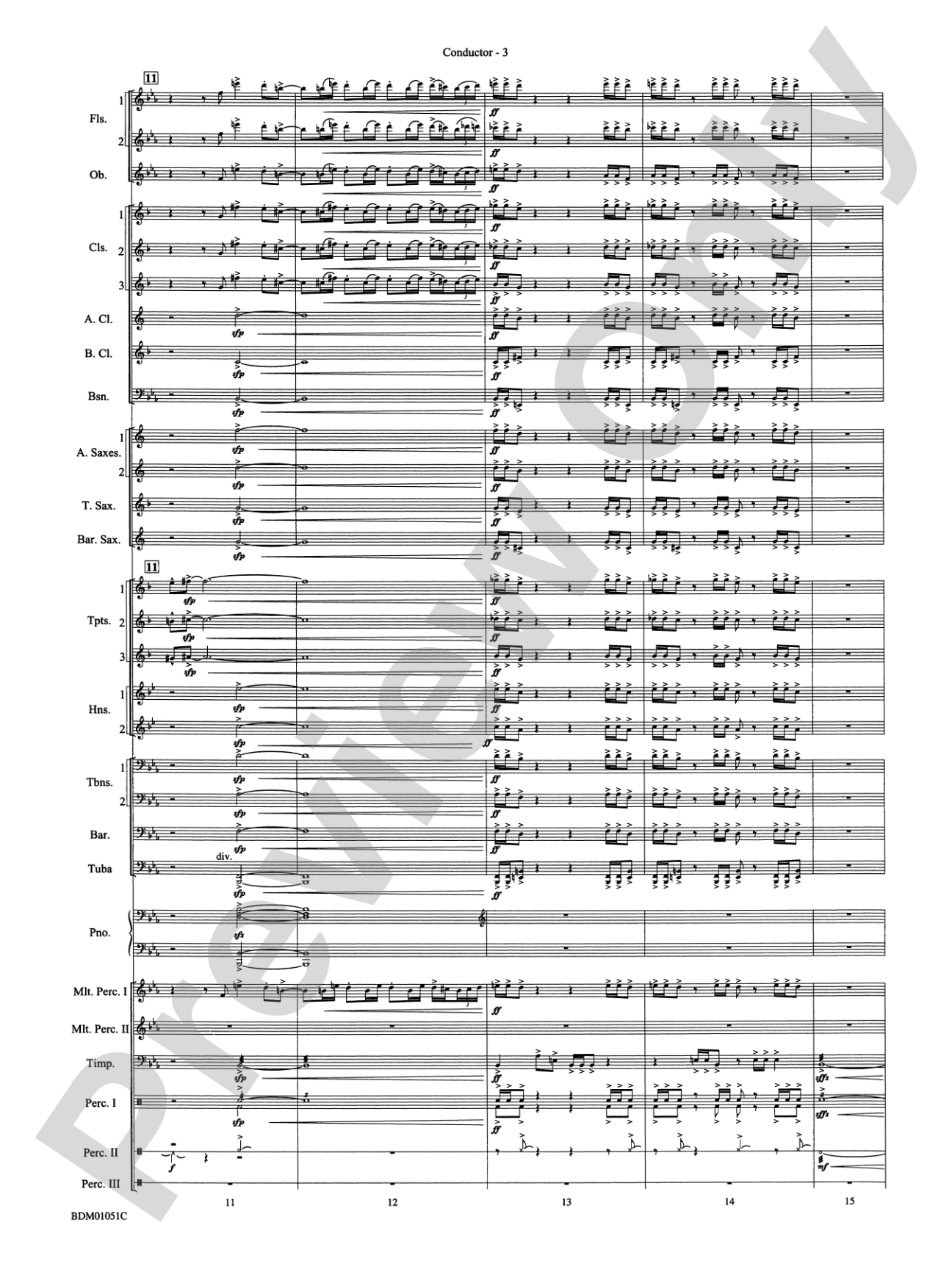 Royal Canadian Sketches: Concert Band Conductor Score & Parts
